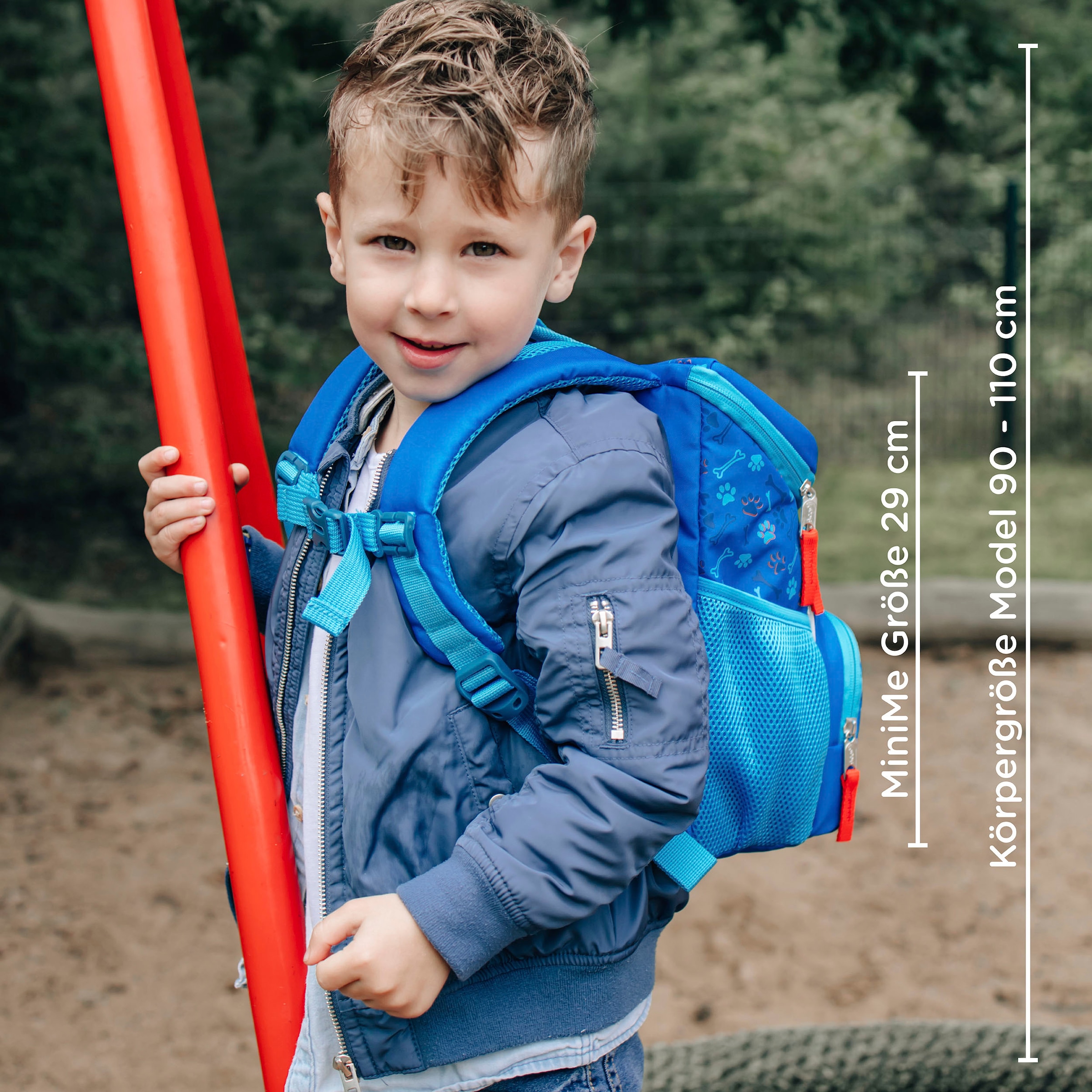 Scooli Sac à dos pour enfants »Mini-Me, Danny Dog« Reflektoren