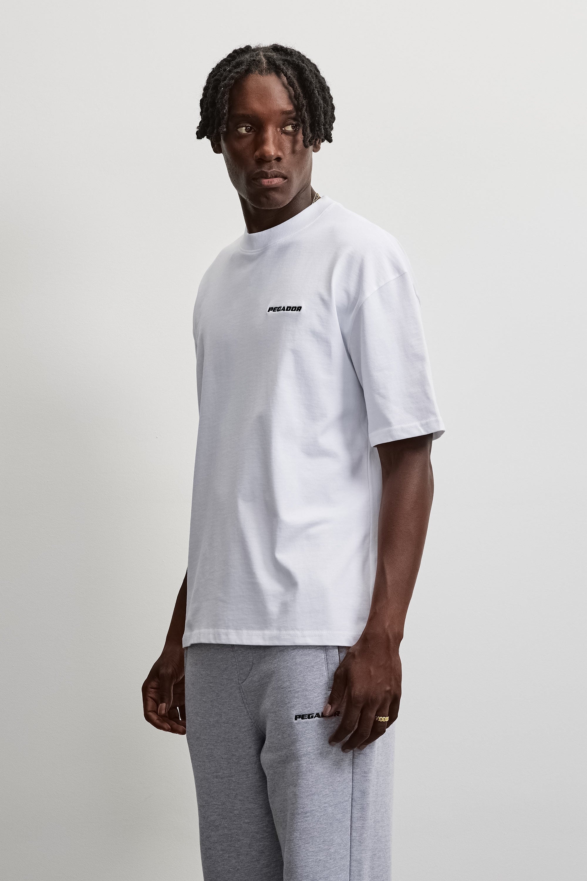 PEGADOR T-shirt »LOGO OVERSIZED TEE« Coton, oversize