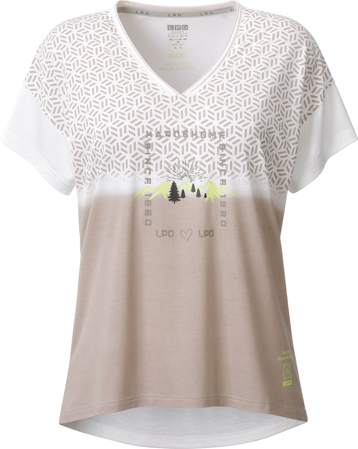 LPO T-Shirt »Damen T-Shirt Caren«