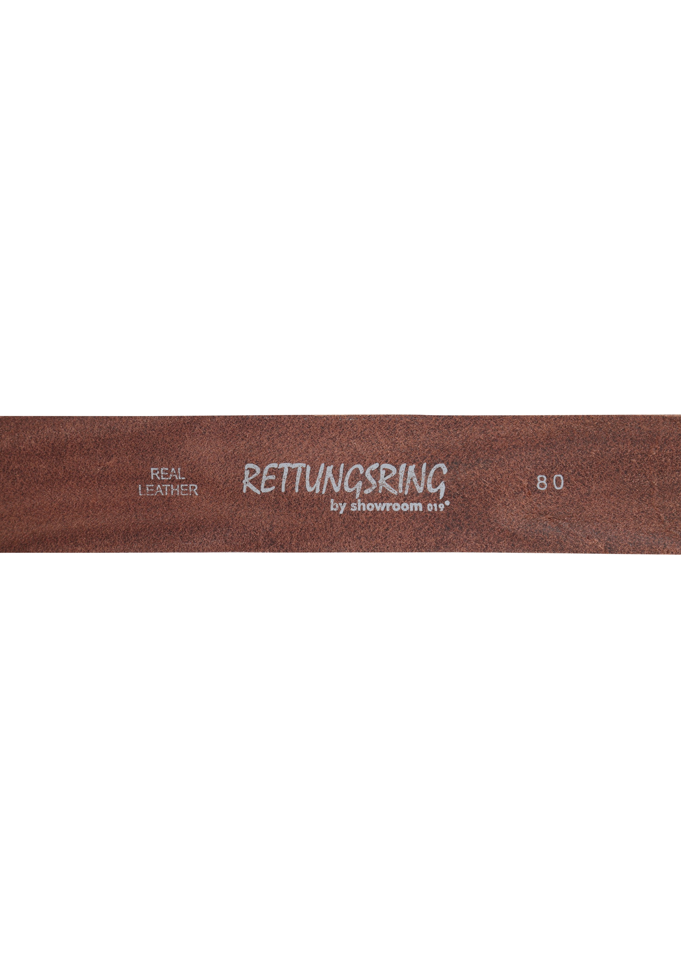 RETTUNGSRING by showroom 019° Ledergürtel, mit austauschbarer Schliesse »Oval Nieten Kupfer«