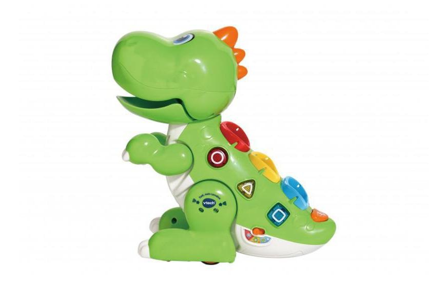 Vtech® Lernspielzeug »Codi, mein Lerndino«, (Demobatterien 4 x AA sind enthalten), Abschaltautomatik