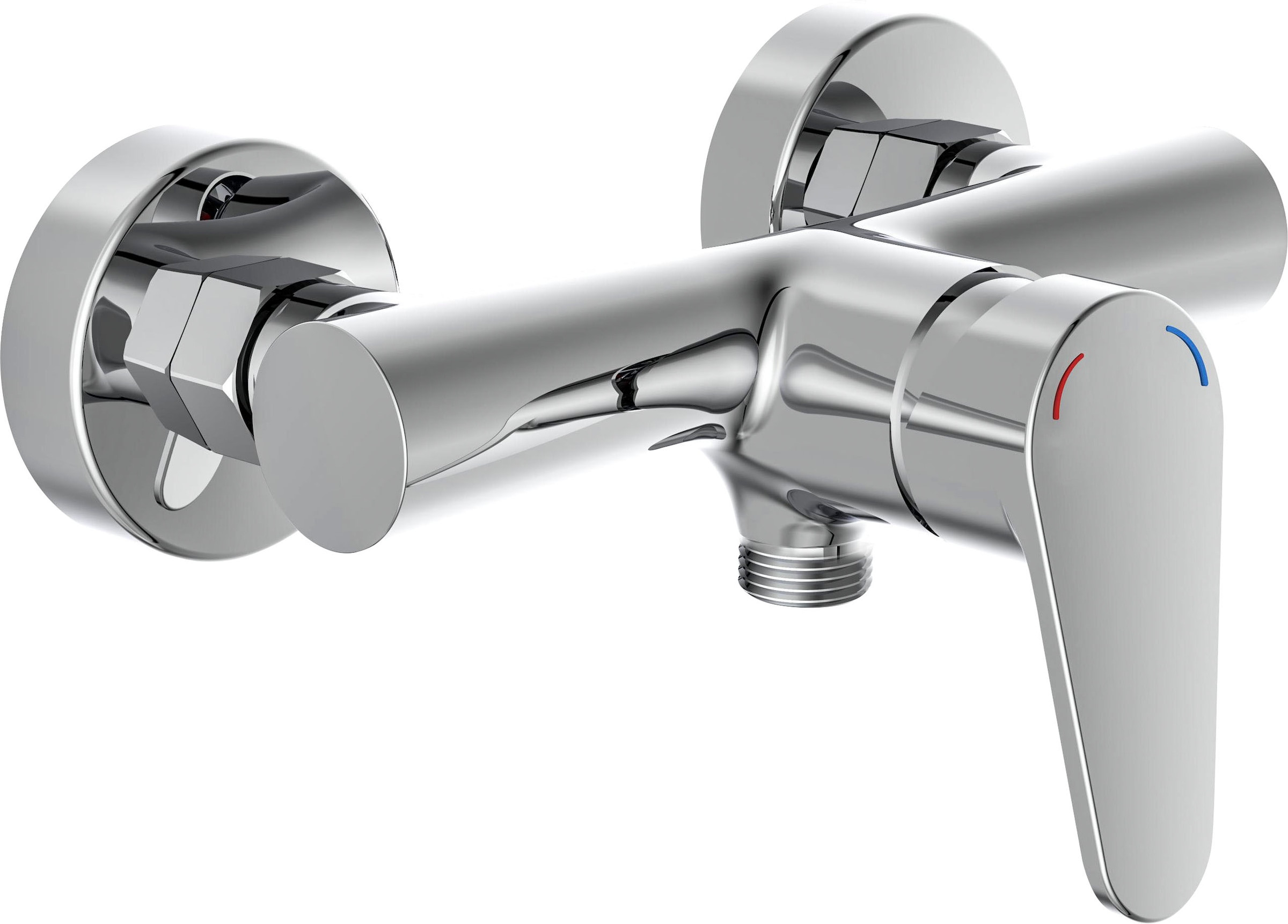 Image of Schütte Duscharmatur "PICO" Eco-Click-Funktion, bis 50% Wasserersparnis, einstellb. Verbrühschutz