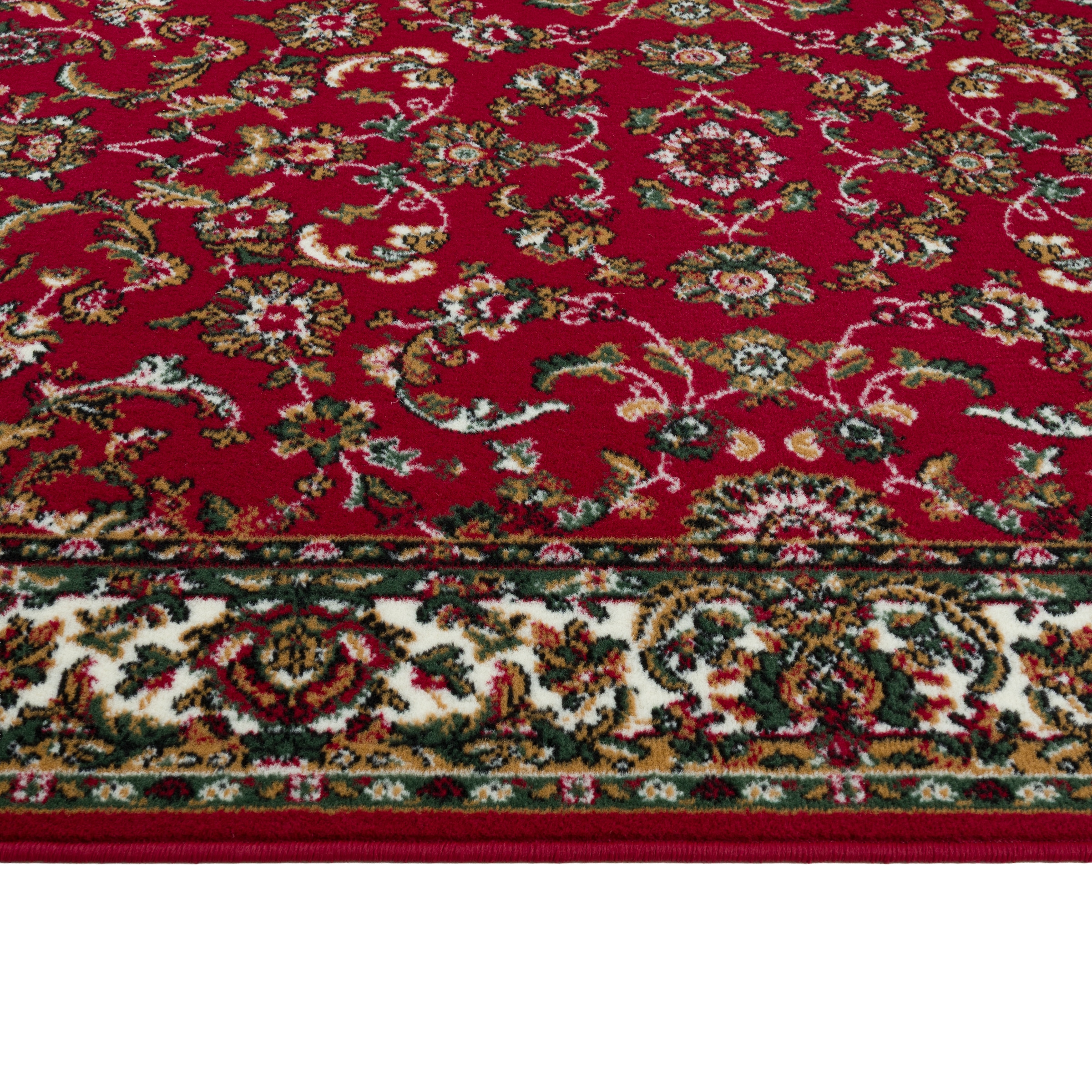 GOODproduct Tapis »Ezzo, mit Bordüre, Kurzflor, Made in Belgium« Rectangulaire 7 mm Höhe aspect orient, tapis, salon, salle à manger, chambre à coucher