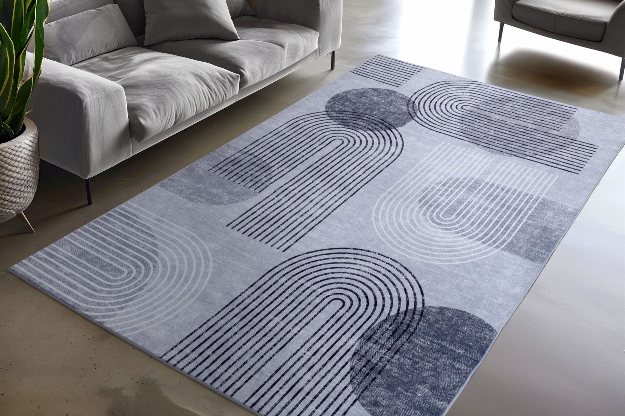 Obsession »Avantgarde 101« Rectangulaire 8 mm Höhe design moderne, lavable, intérieur et extérieur, balcon, terrasse