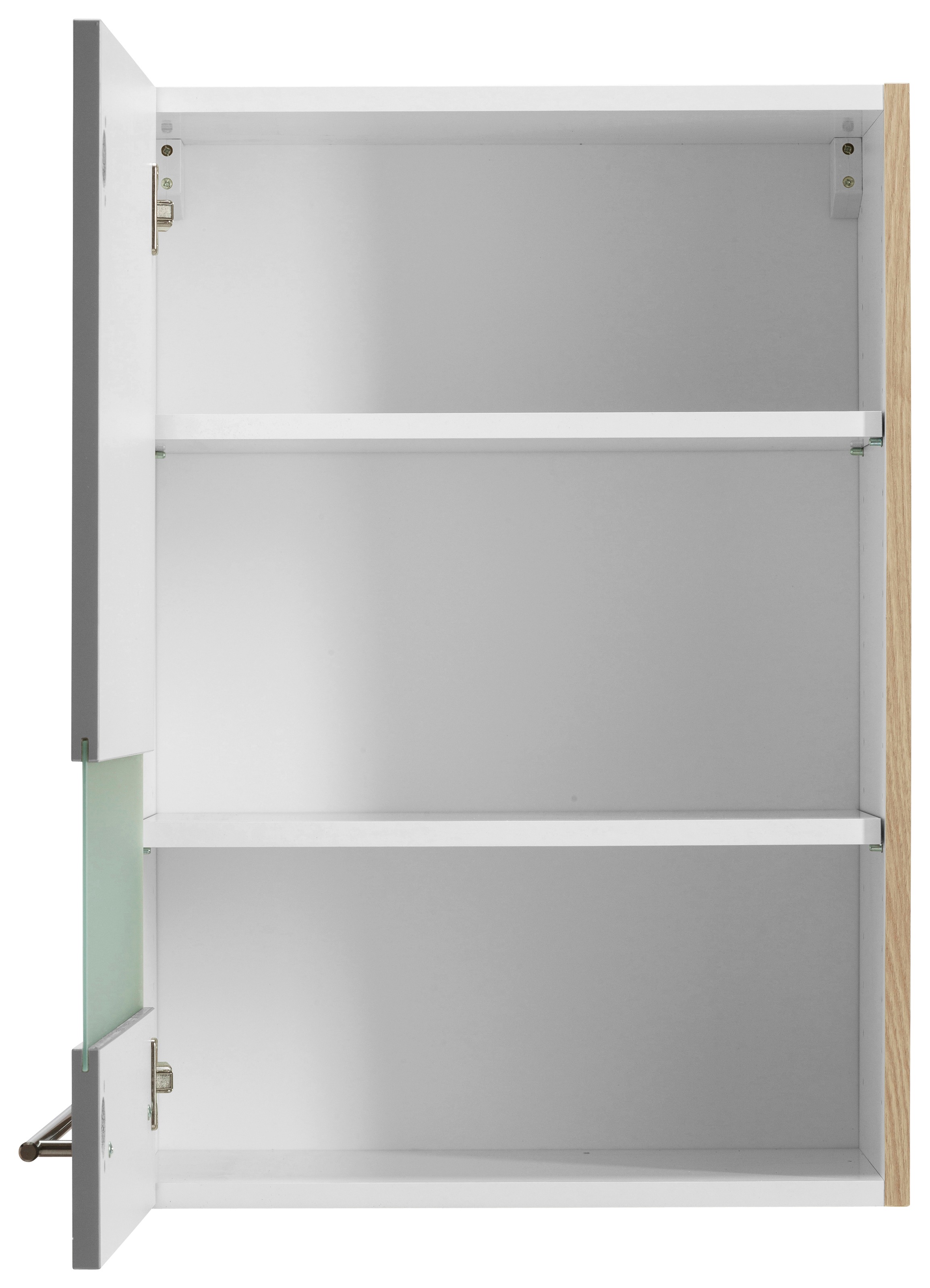 OPTIFIT Glashängeschrank »Bern«, Breite 50 cm, Front mit Milchglas-Einsatz, mit Metallgriff