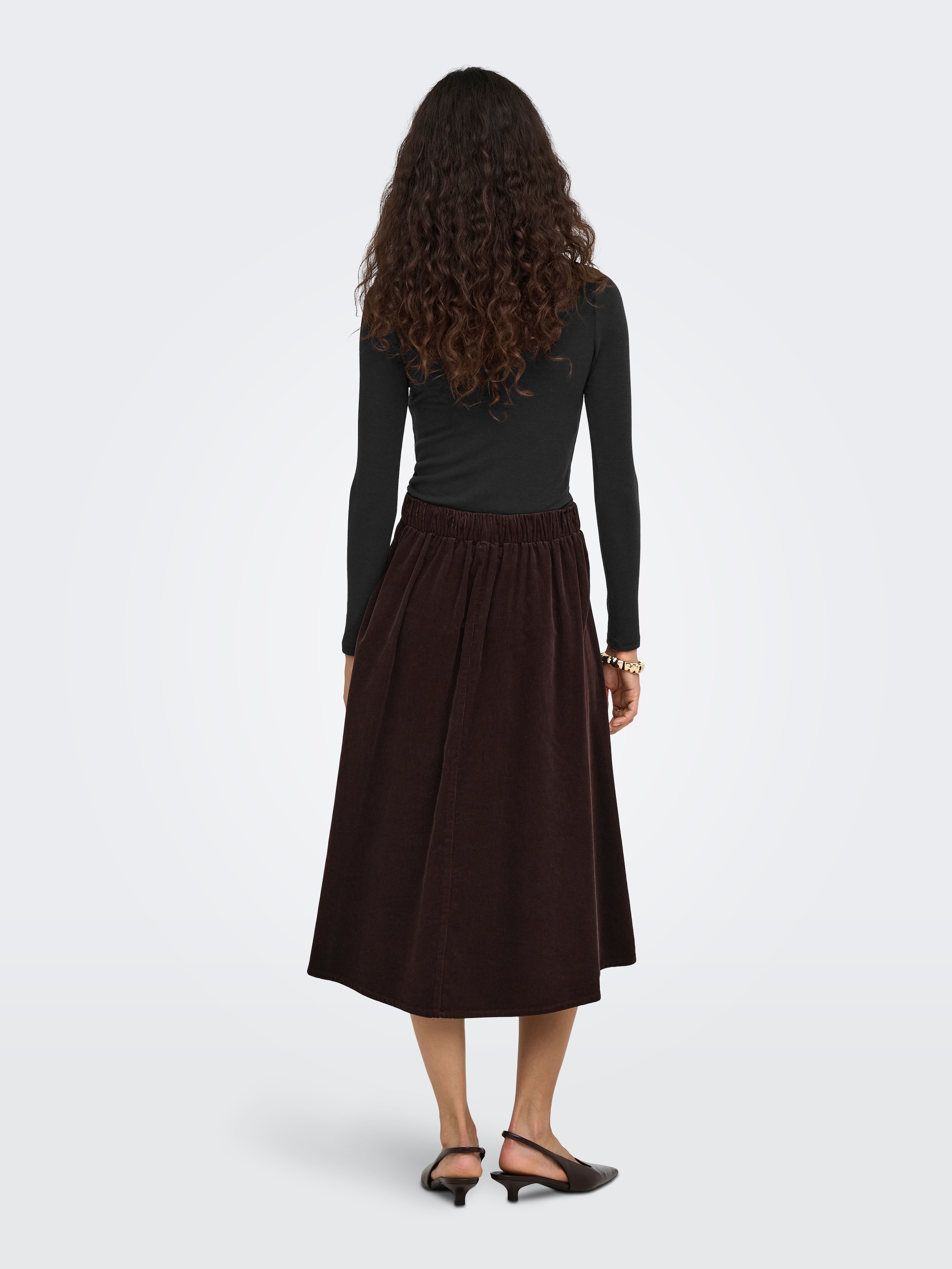 ONLY Rollkragenshirt »ONLGLAMOUR L/S ROLL-NECK TOP JRS NOOS« Materialmix, slim fit