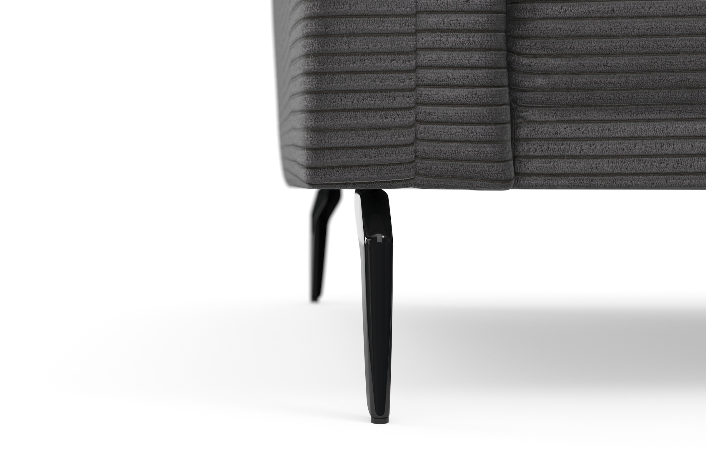 INOSIGN Ecksofa »Coco L-Form«, Sitztiefen-, Arm- und Kopfteilverstellung, Cord-Bezug, Fusshöhe 15 cm