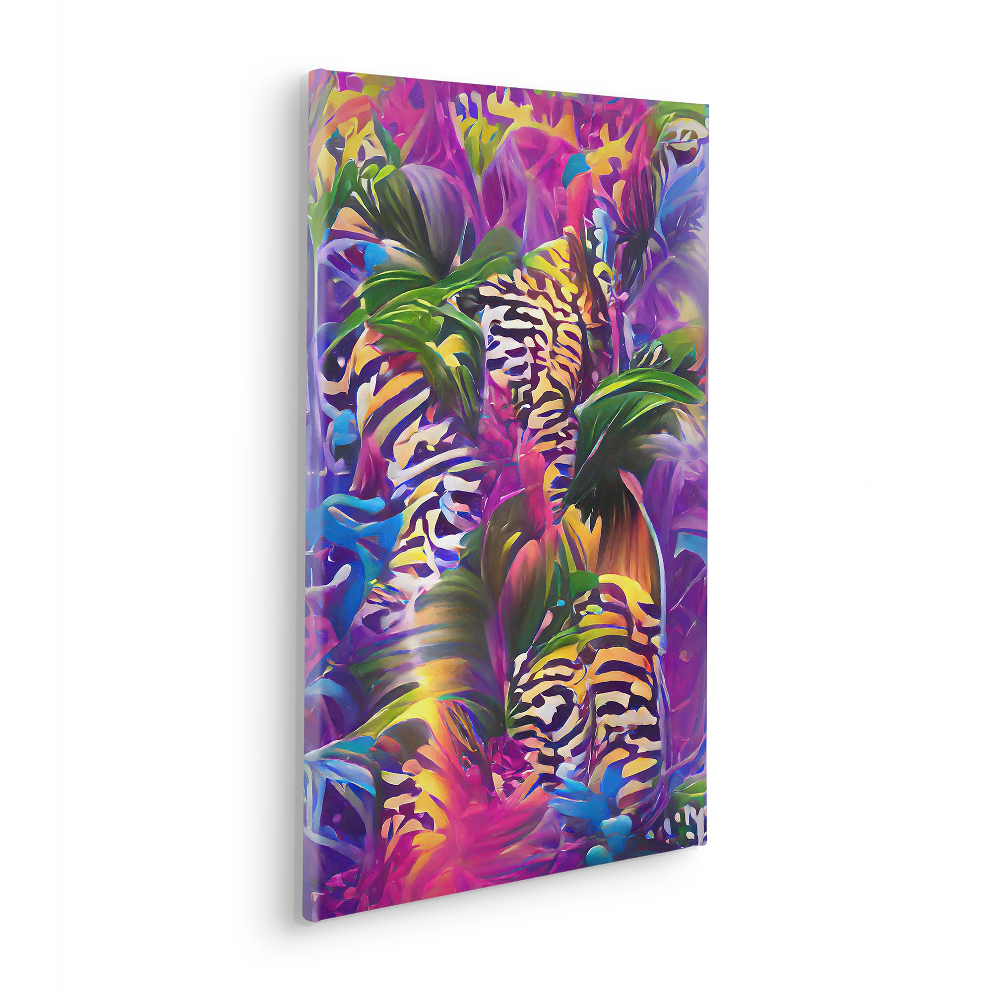Image of Komar Leinwandbild "Disco Fever - Grösse 40 x 60 cm" Natur 1 Stk. tlg. Keilrahmenbild mi Echtholzrahmen
