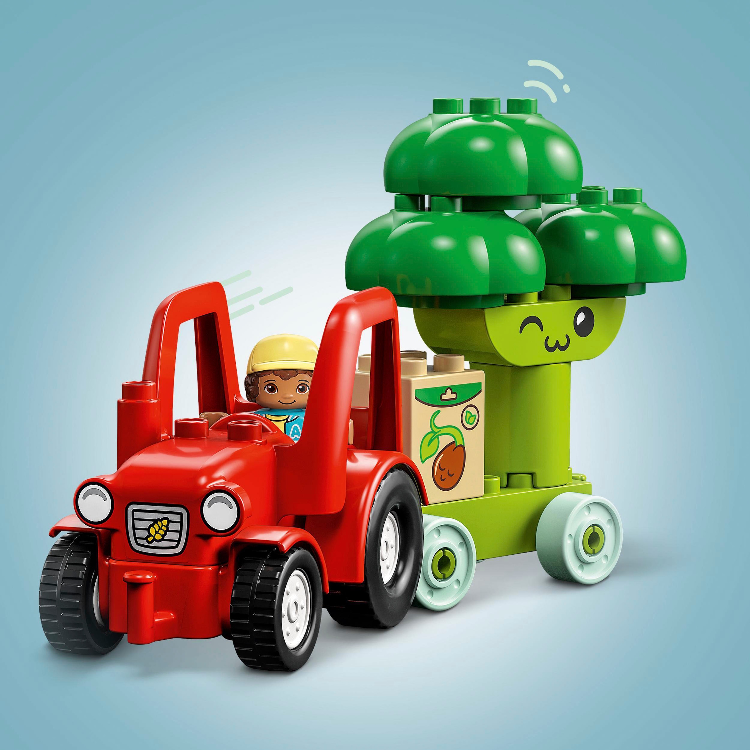 ✌ LEGO® First«, My »Obst- und St.) LEGO® (10982), (19 Acheter Konstruktionsspielsteine ligne en Gemüse-Traktor DUPLO