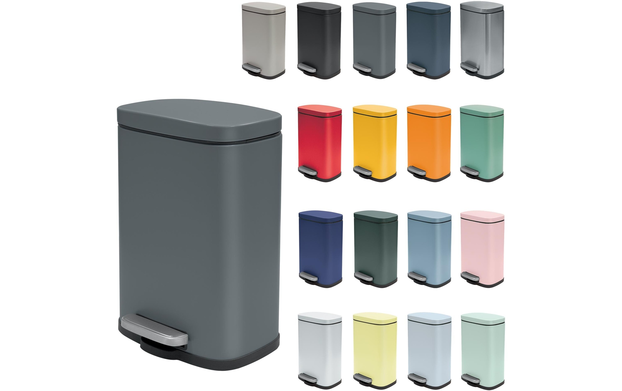 spirella Mülleimer »POUBELLE AKIRA 12L GRIS« 1 Behälter