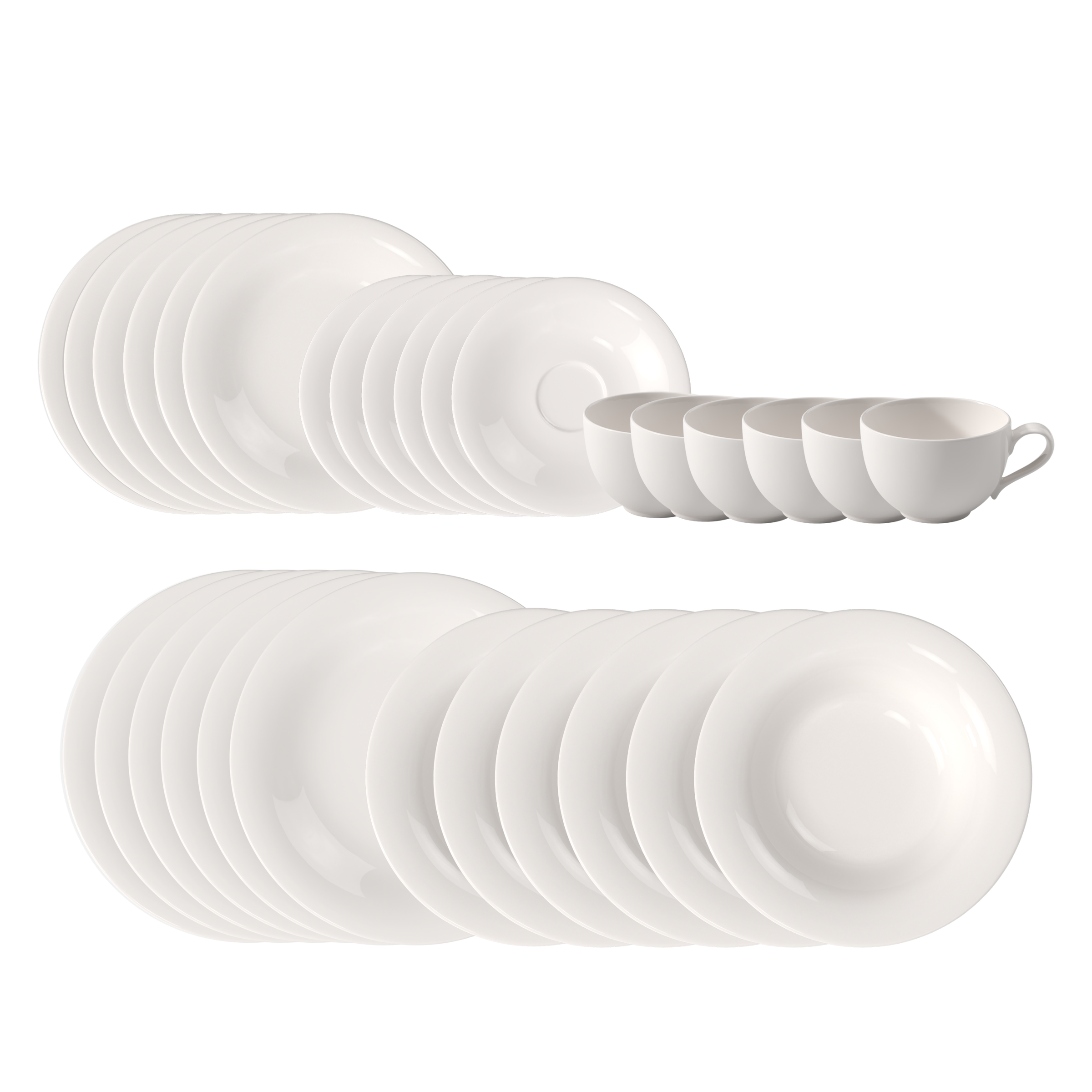 Image of like. by Villeroy & Boch Geschirr-Set "Essential Starter-Set" Premium Porzellan