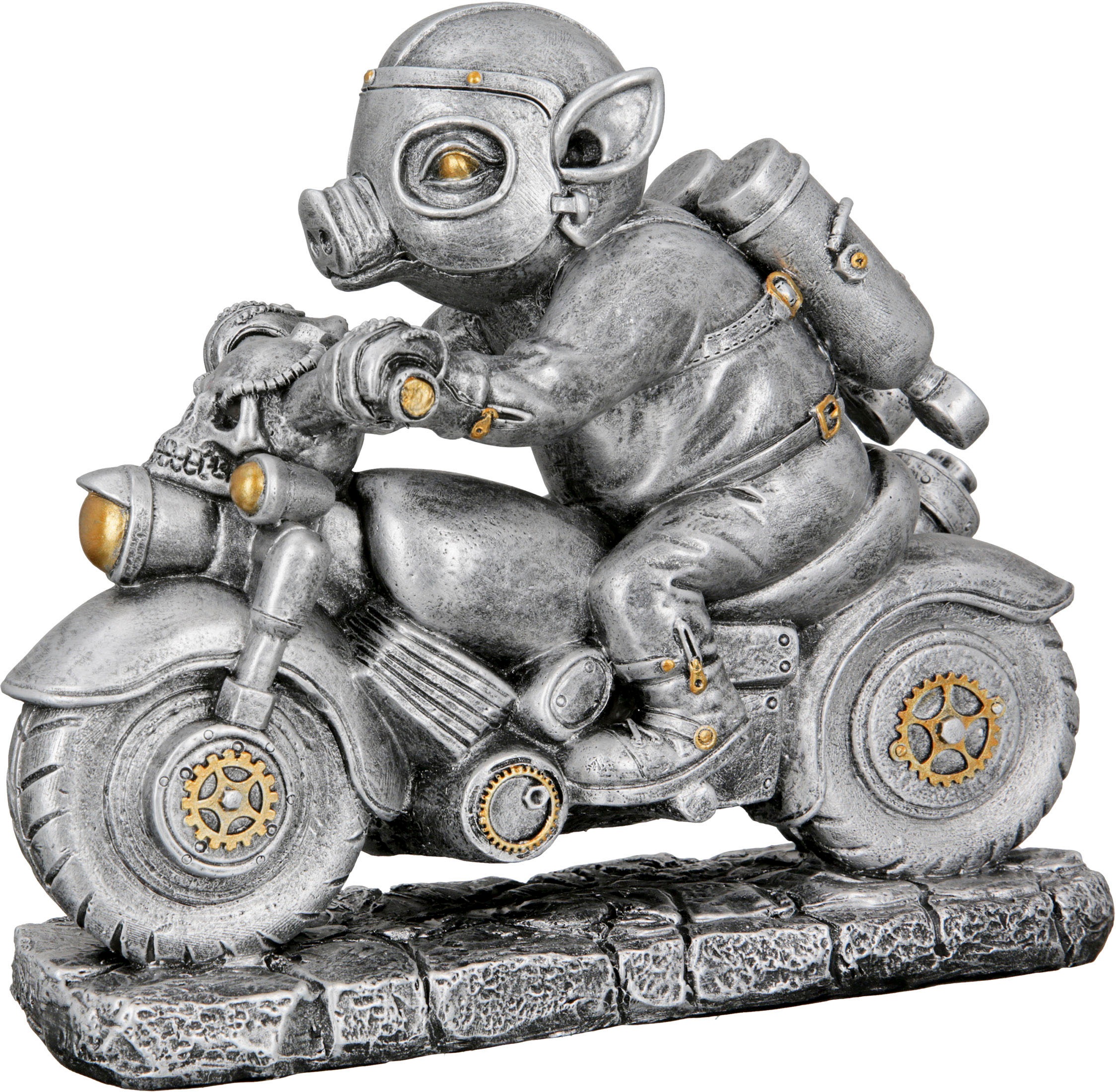 kaufen Tierfigur Casablanca »Skulptur by Steampunk Gilde Motor-Pig« jetzt