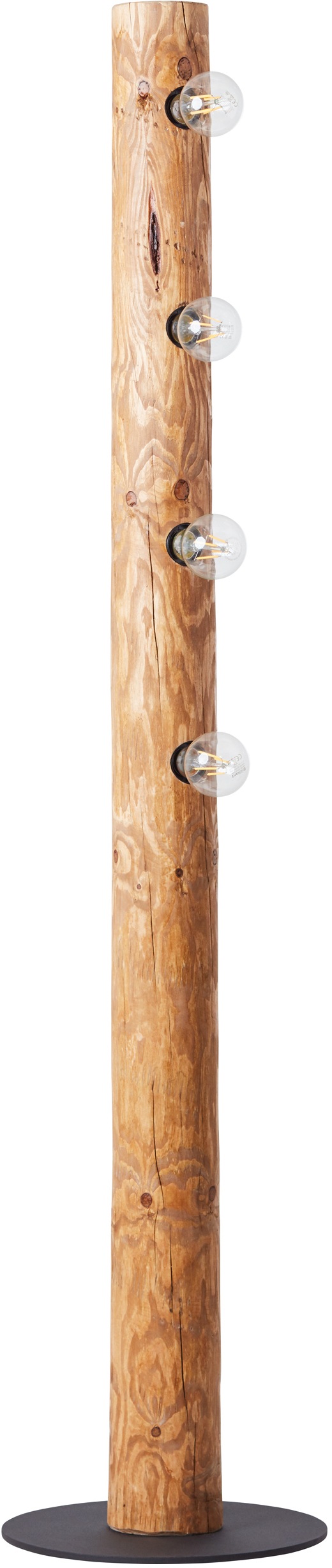 Image of Brilliant Leuchten Stehlampe »Odun«, E27, 1 St., 4 x E27, 25W, kiefer gebeizt bei Ackermann Versand Schweiz