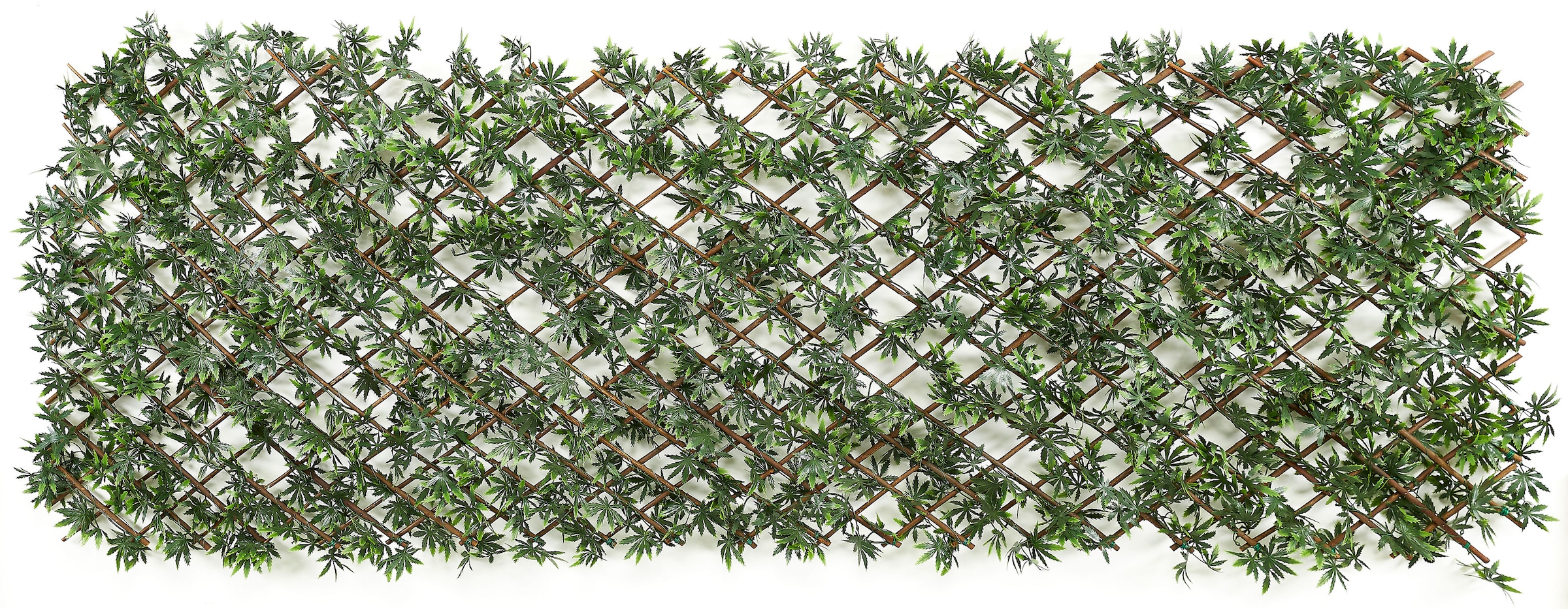 Kunsthecken-Sichtschutz »Spalier Japan-Ahorn Blätter«, ausziehbarer Zaun, mit...