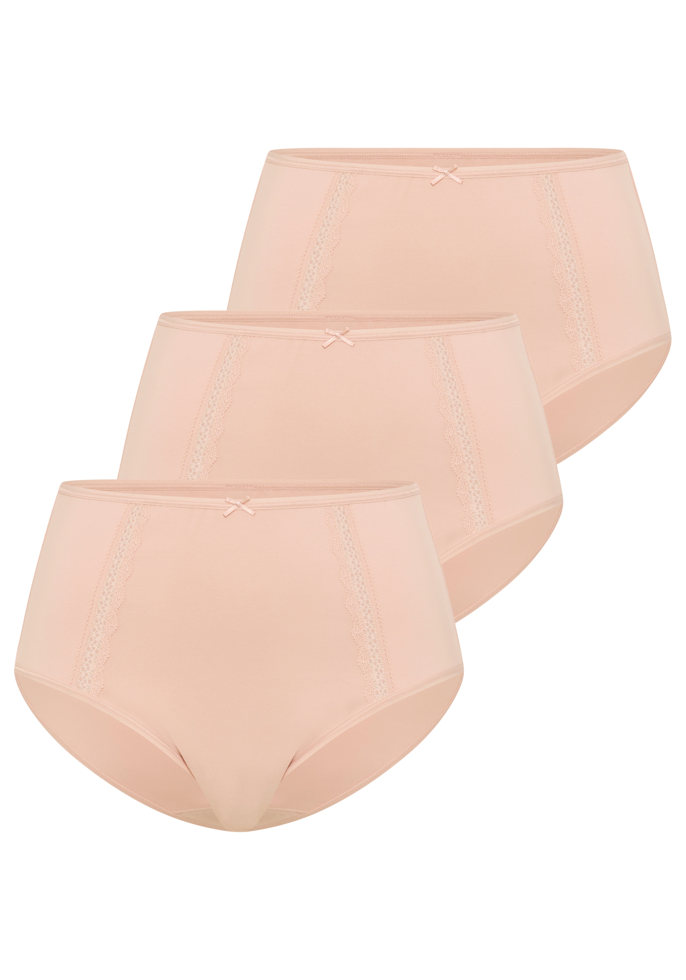 Image of YSABEL MORA Taillenslip 3er Pack, Spitze, elastisch, weich, formend, Baumwollmix