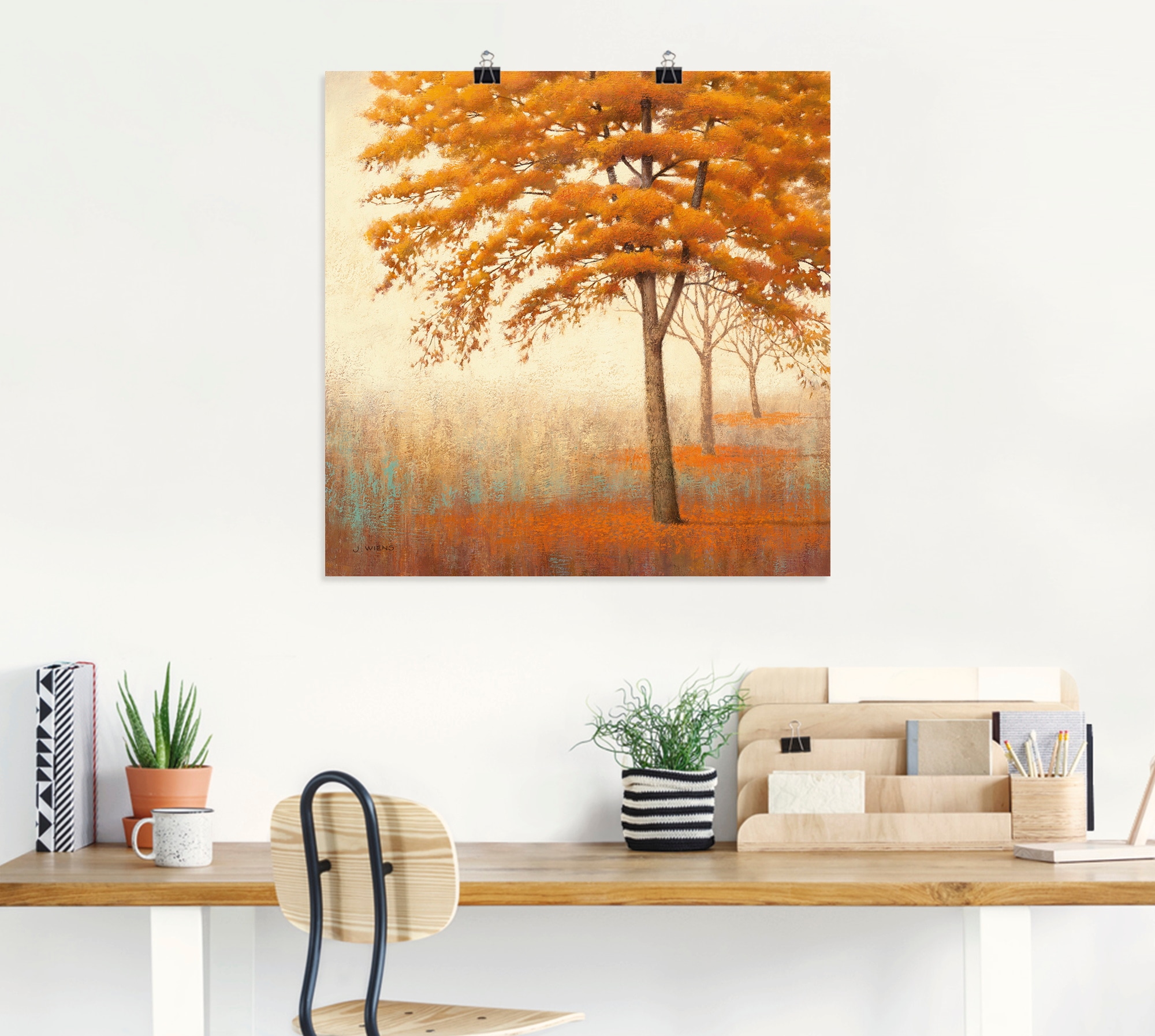 Artland Wandbild »Herbst Baum I«, Bäume, (1 St.), als Leinwandbild, Poster in verschied. Grössen