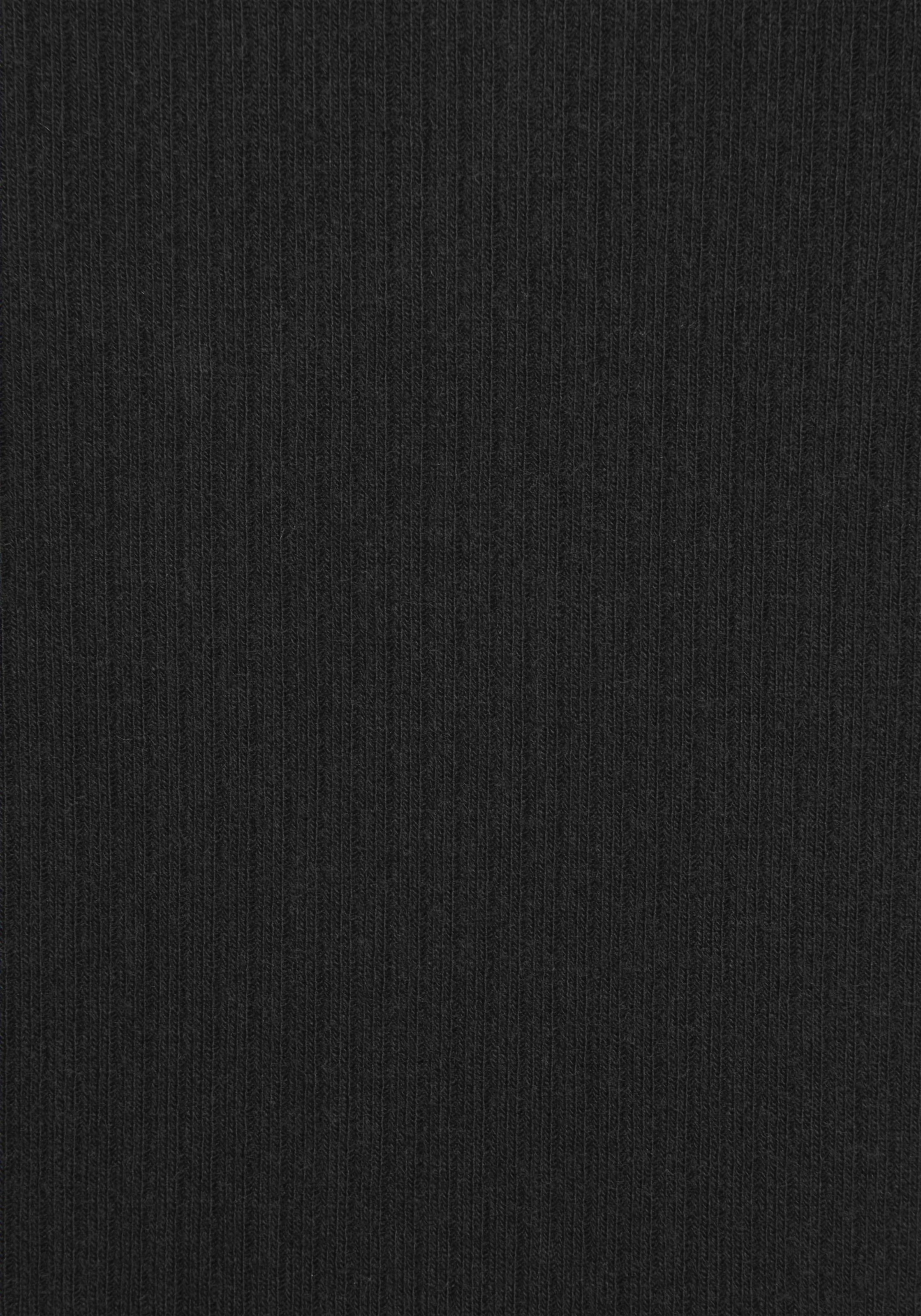 s.Oliver Haut de pyjama aus geripptem Stoff mit Kräuselsäumen