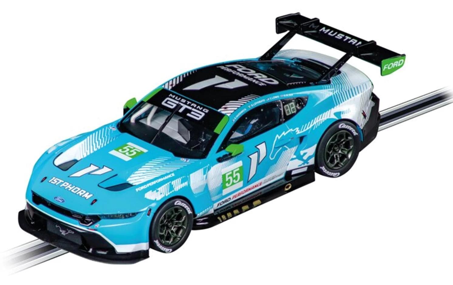 Carrera® Rennbahn-Auto »Ford Mustang GT3 No.55 Slotcar 1:32« Digitales Slotcar Ford Mustang GT3 Proton Competition