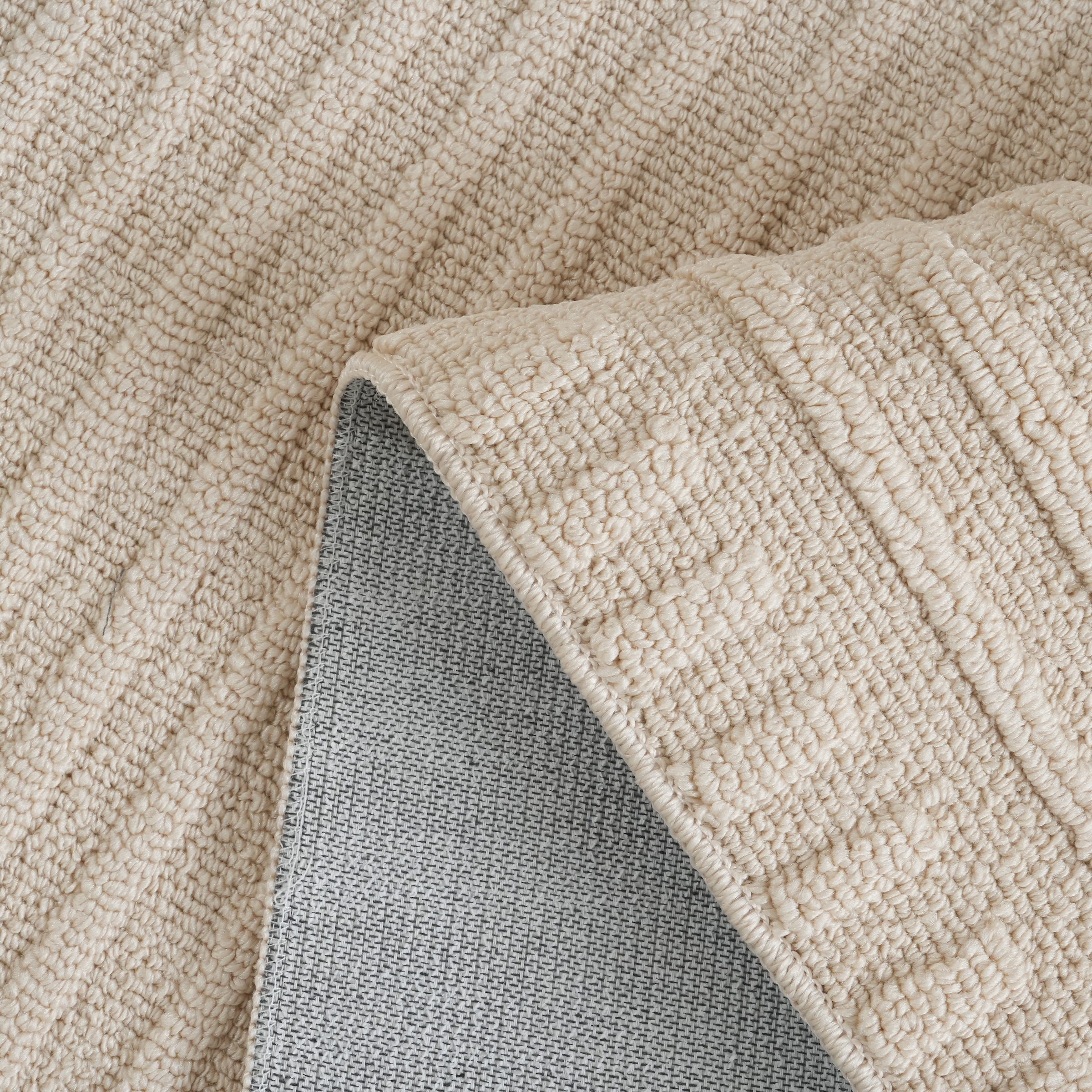 GOODproduct Teppich »Jola, In- und Outdoor geeignet, Hoch-Tief-Design, Scandi« rechteckig 9 mm Höhe Hoch-Tief-Struktur, Zen, Wetterfest & UV-beständig, Balkon, Camping