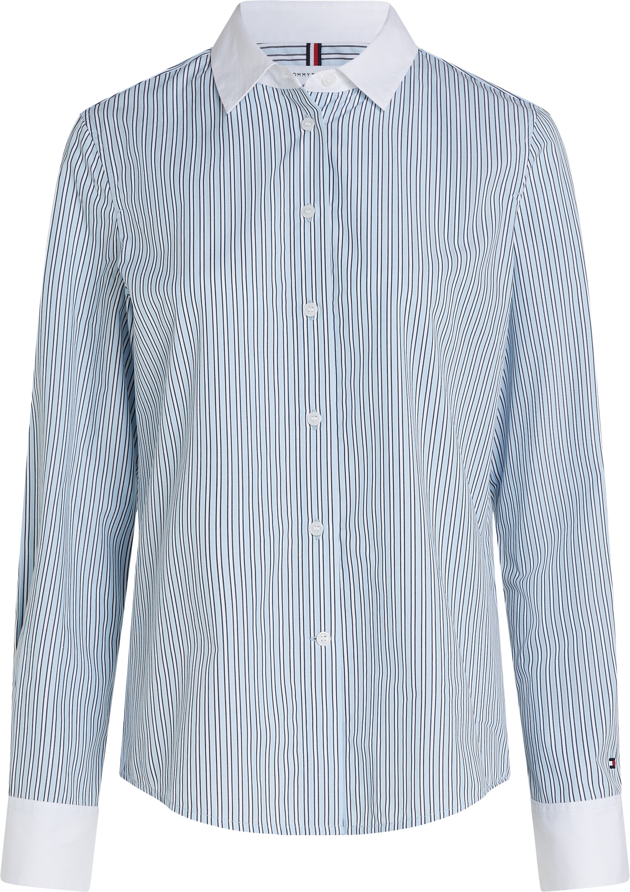 Tommy Hilfiger Hemdbluse »STRIPE REGULAR SHIRT«, mit Streifendessin