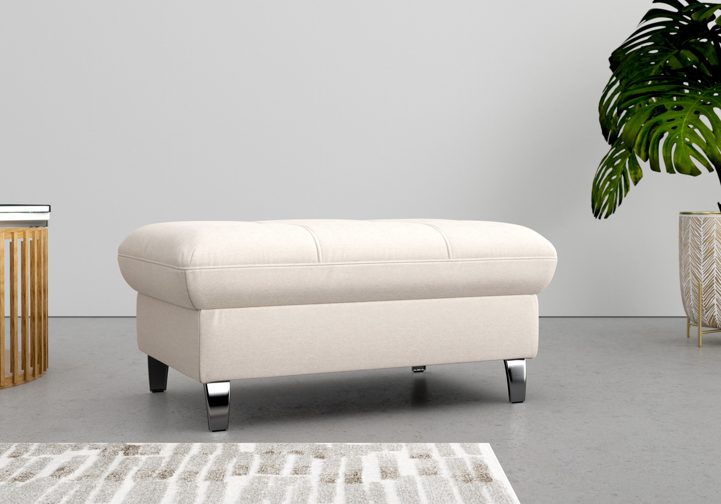 sit&more Stauraumhocker »Maggiore« mit Stauraum und modernen Metallbeinen