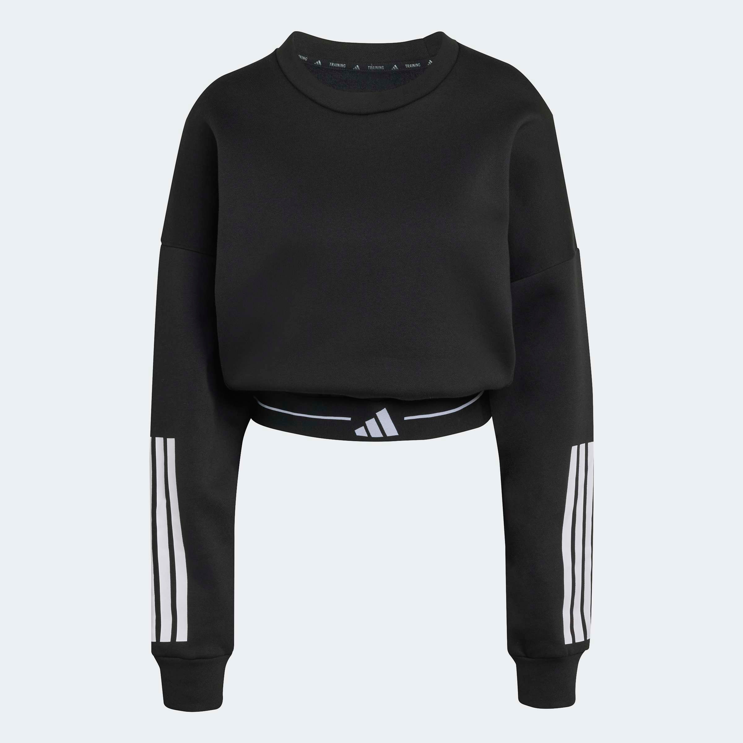 adidas Performance Sweat-shirt »HYPERGLAM MIT 3-STREIFEN UND RUNDHALSAUSSCHNITT«
