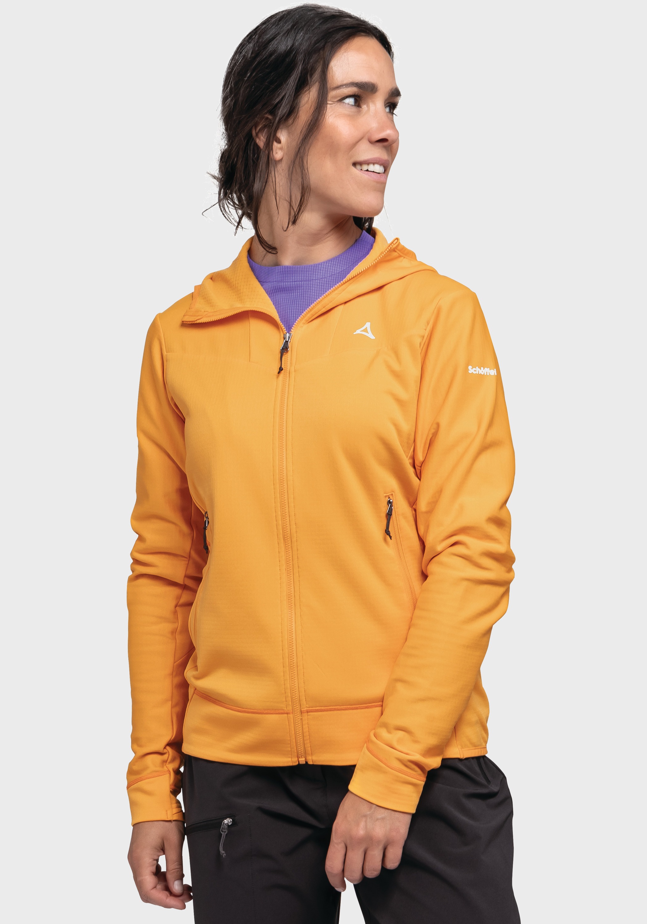 Schöffel Fleecejacke »Mountain Fleece Hoody Style Blaueis WMS« mit Kapuze