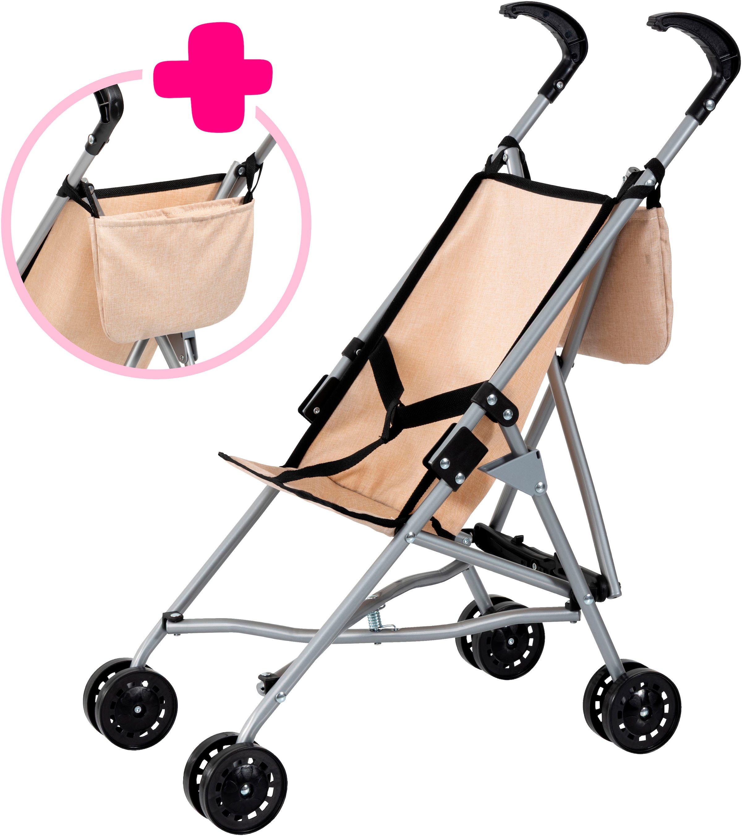 Bayer Puppenbuggy mit Tasche