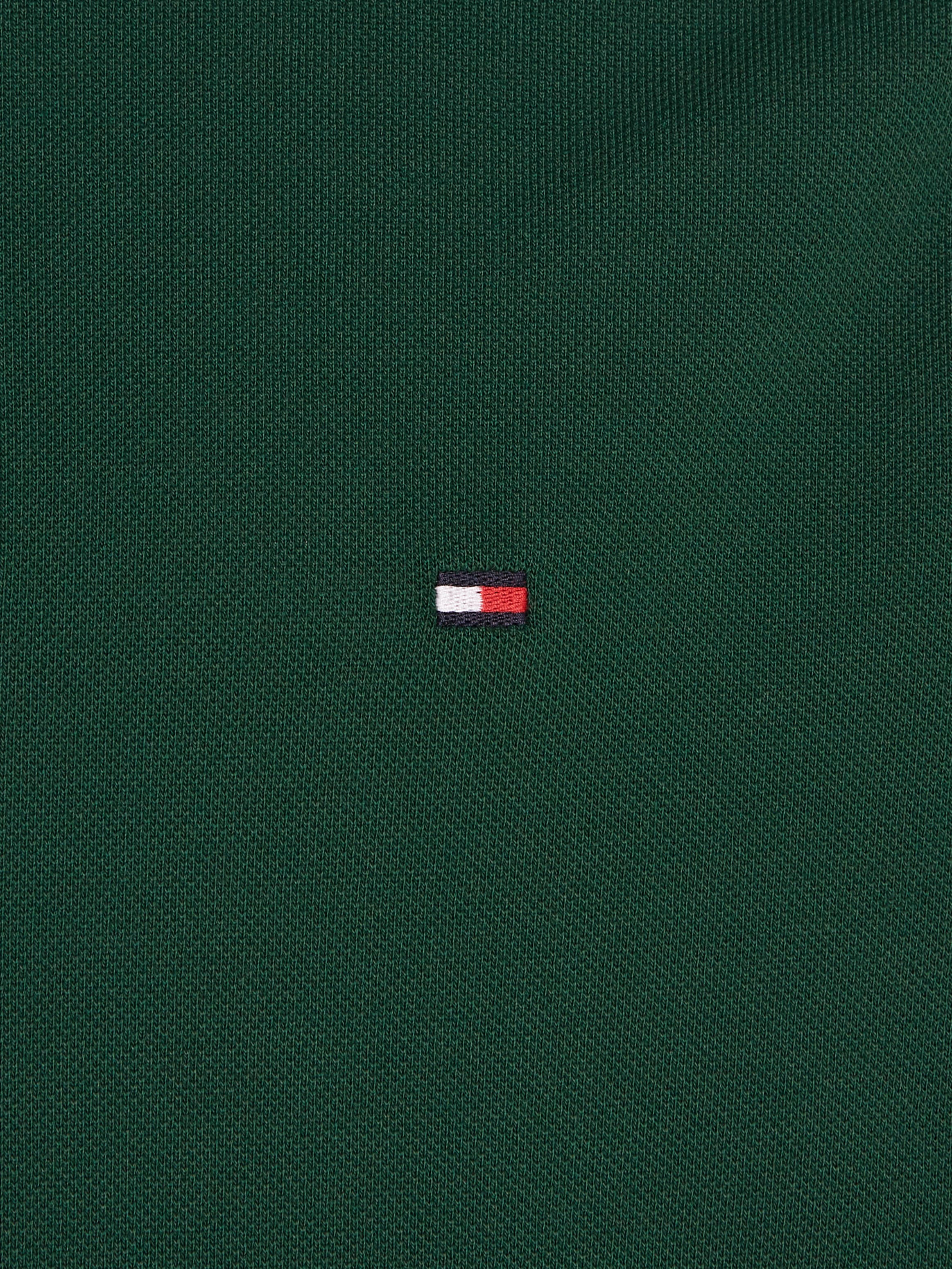 Tommy Hilfiger Poloshirt »1985 SLIM POLO mit Piqué-Struktur und Stickerei« meliert, casual, slim fit, Baumwollmix, Polokragen