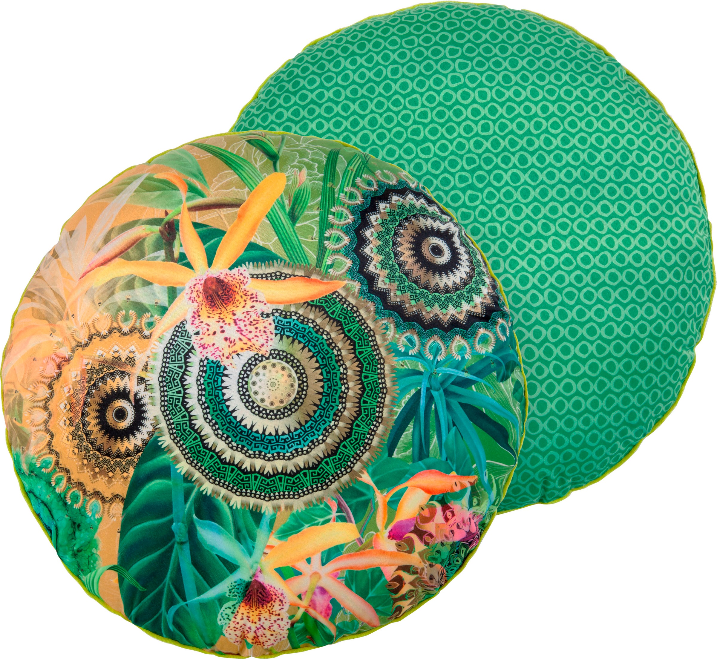 Image of hip Dekokissen »Yissa«, (1 St., 1 55 cm rund Dekokissen - Mit biese), mit Biese bei Ackermann Versand Schweiz