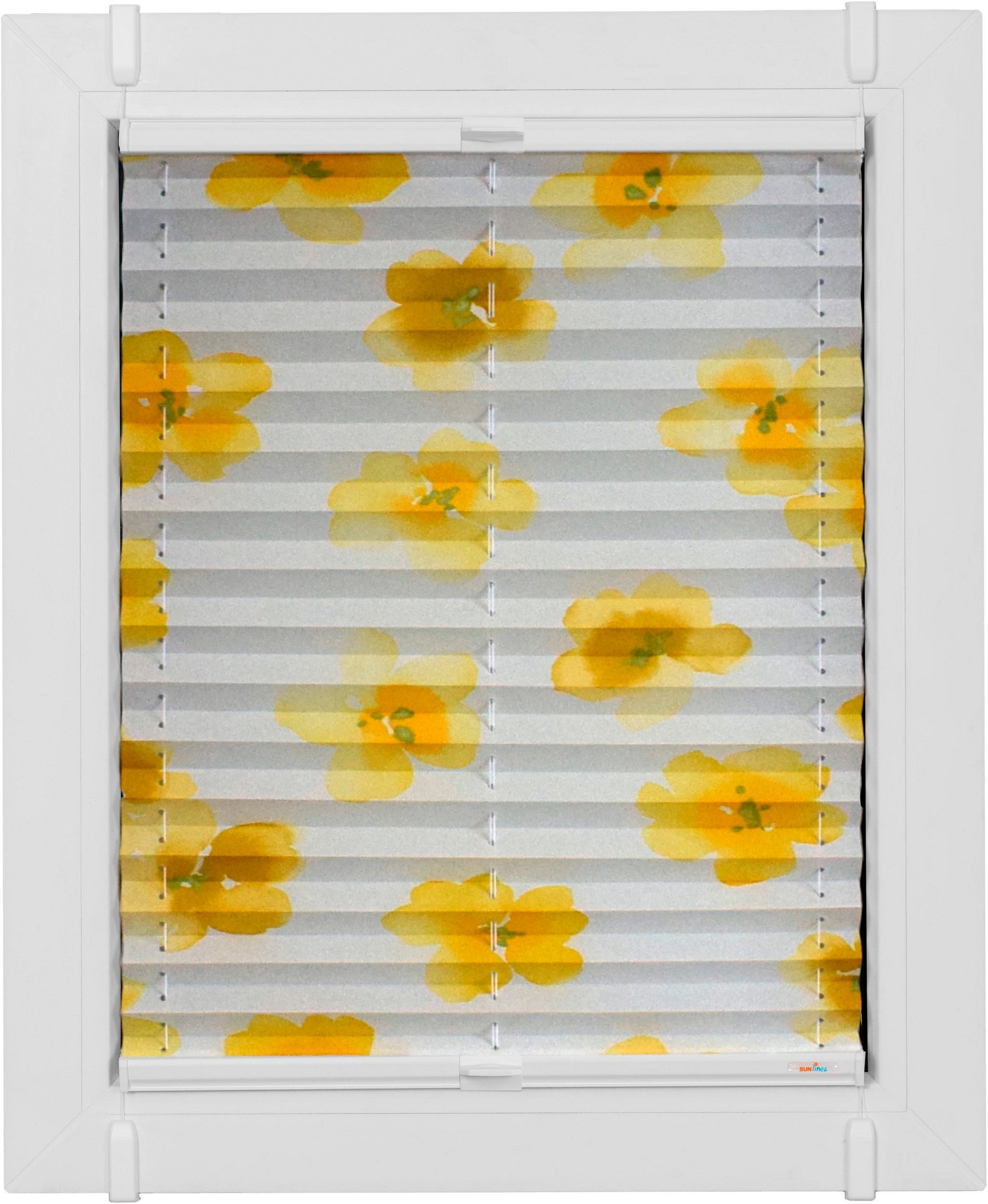 Image of sunlines Plissee nach Mass »Young Style Watercolour«, Lichtschutz, ohne Bohren, verspannt, verspannt mit Simply-Fix Klemmträger bei Ackermann Versand Schweiz