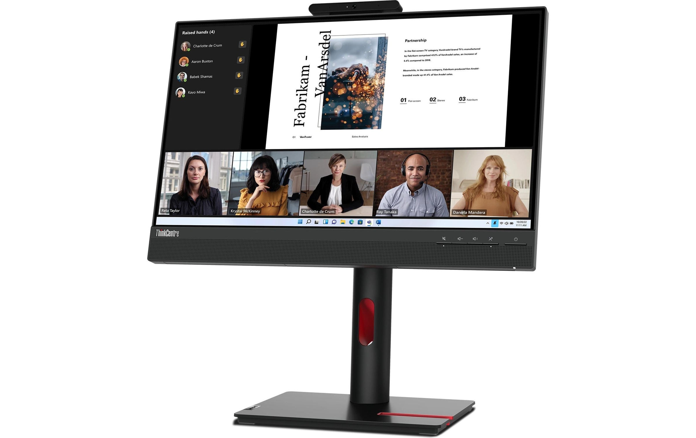 Lenovo LED-Monitor »ThinkCentre Tiny-In-One 22«, 54,395 cm/21,5 Zoll, 1920 x 1080 px, Full HD, 60 Hz