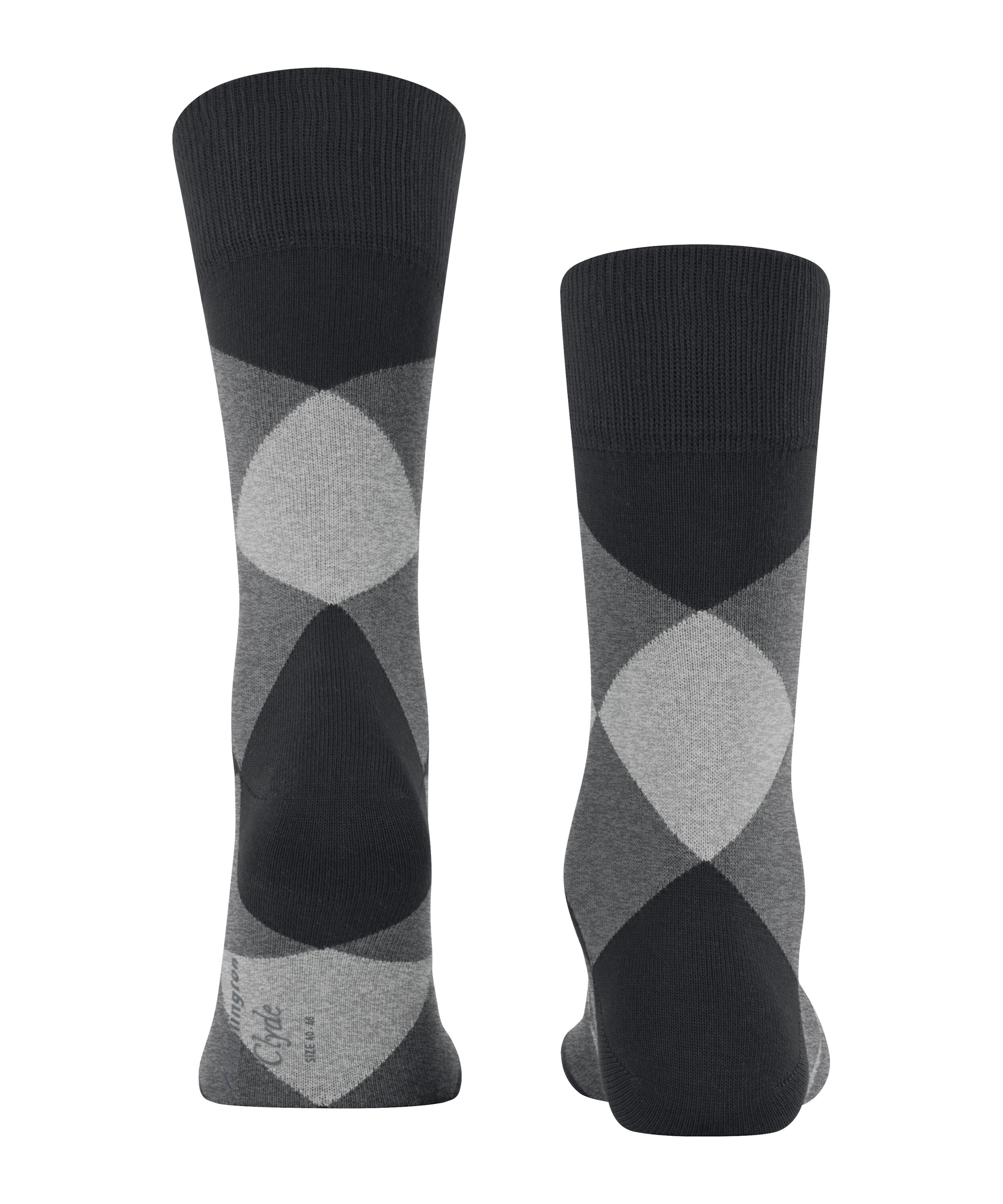 Burlington Chaussettes »Clyde« Taille unique 40-46, motif Argyle moderne, clip Burlington