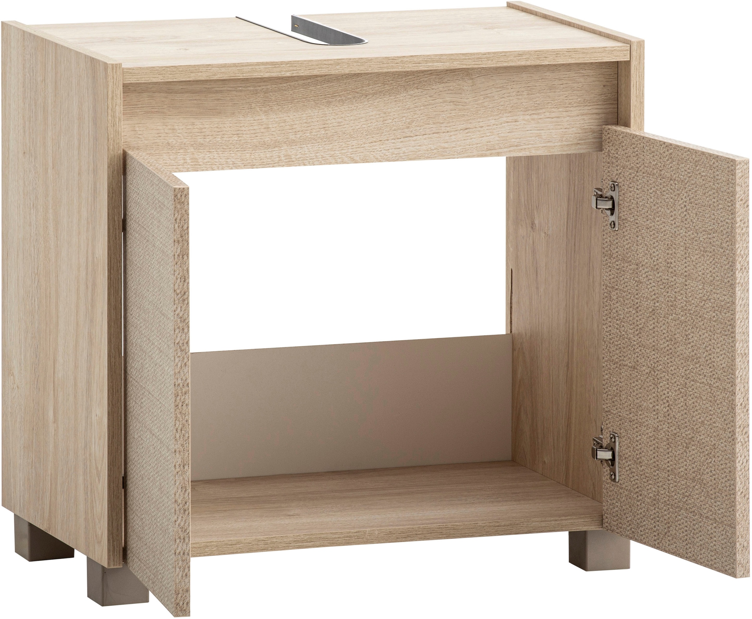 Schildmeyer Armoire sous lavabo »Sander, Breite 56,9 cm, in Canasta Optik« Made in Germany