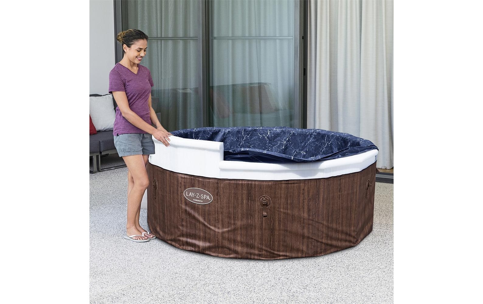 Bestway Whirlpool »LAY-Z-SPA ThermaCore Toronto AirJet Plus Ø 190«