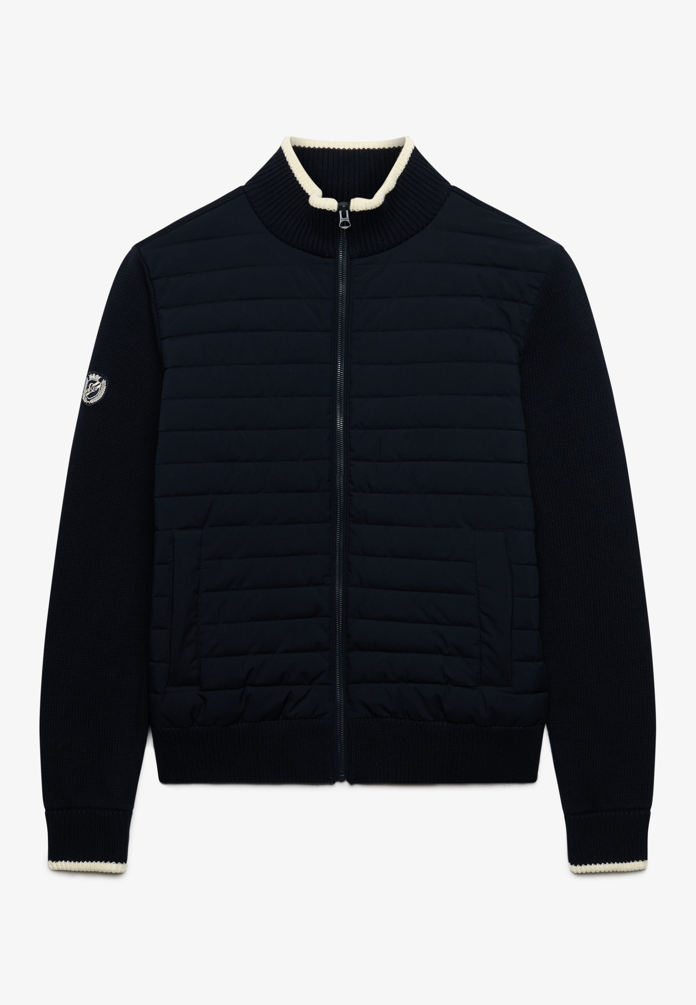 Superdry Blouson »STRAIGHT BAFFLE HYBRID JKT« Kunstfaser, slim fit