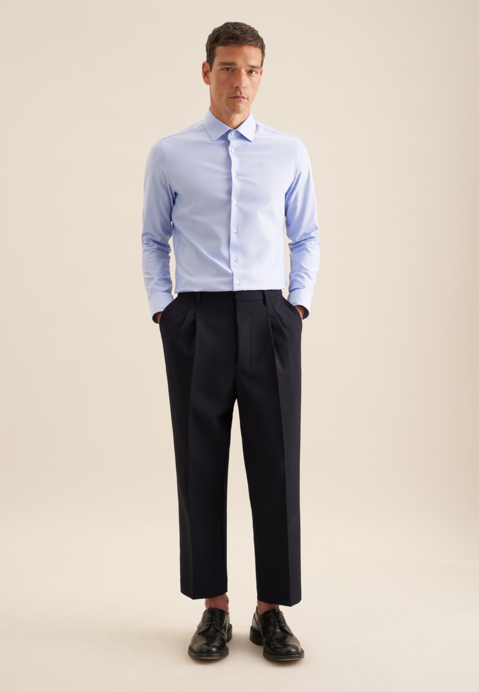 seidensticker Businesshemd »Slim« Slim 1/1 Kentkragen Uni