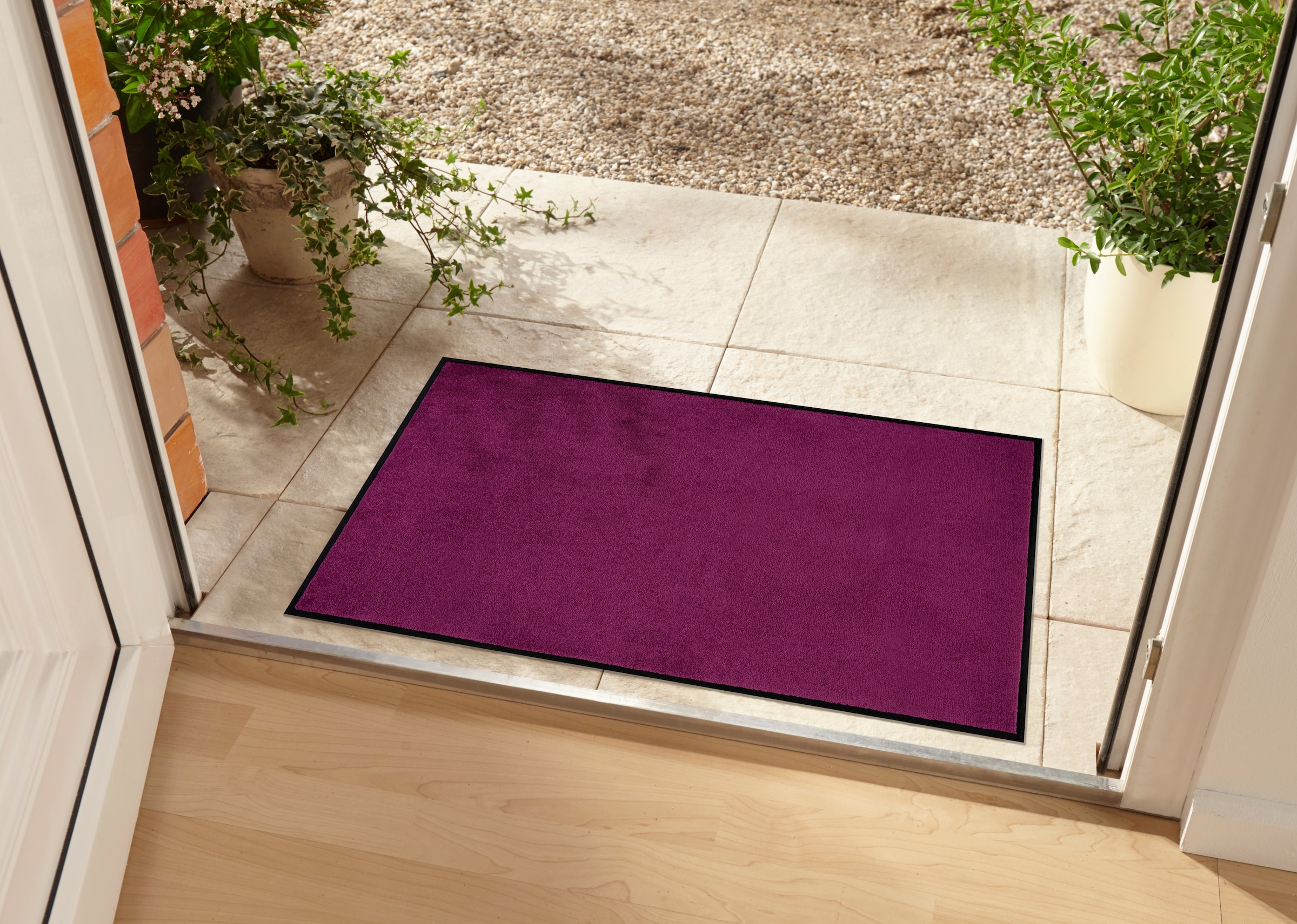 my home Fussmatte »Triton«, rechteckig, 7 mm Höhe, Schmutzfangmatte, Türmatte, In- und Outdoor, Läufer, waschbar