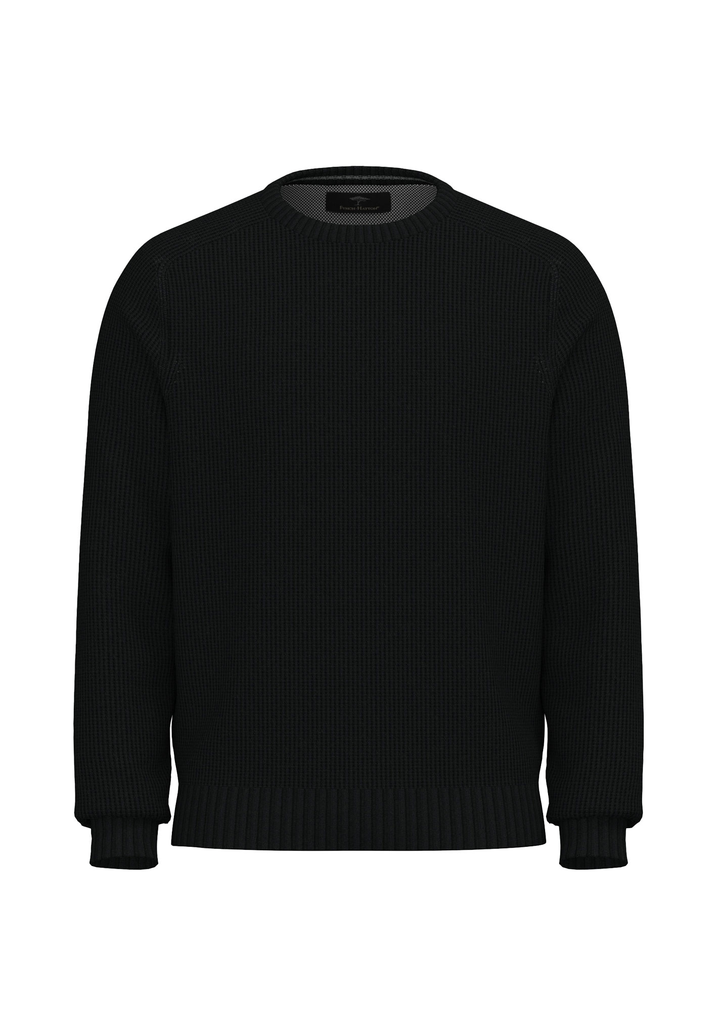 Image of FYNCH-HATTON Strickpullover mit Rippbündchen