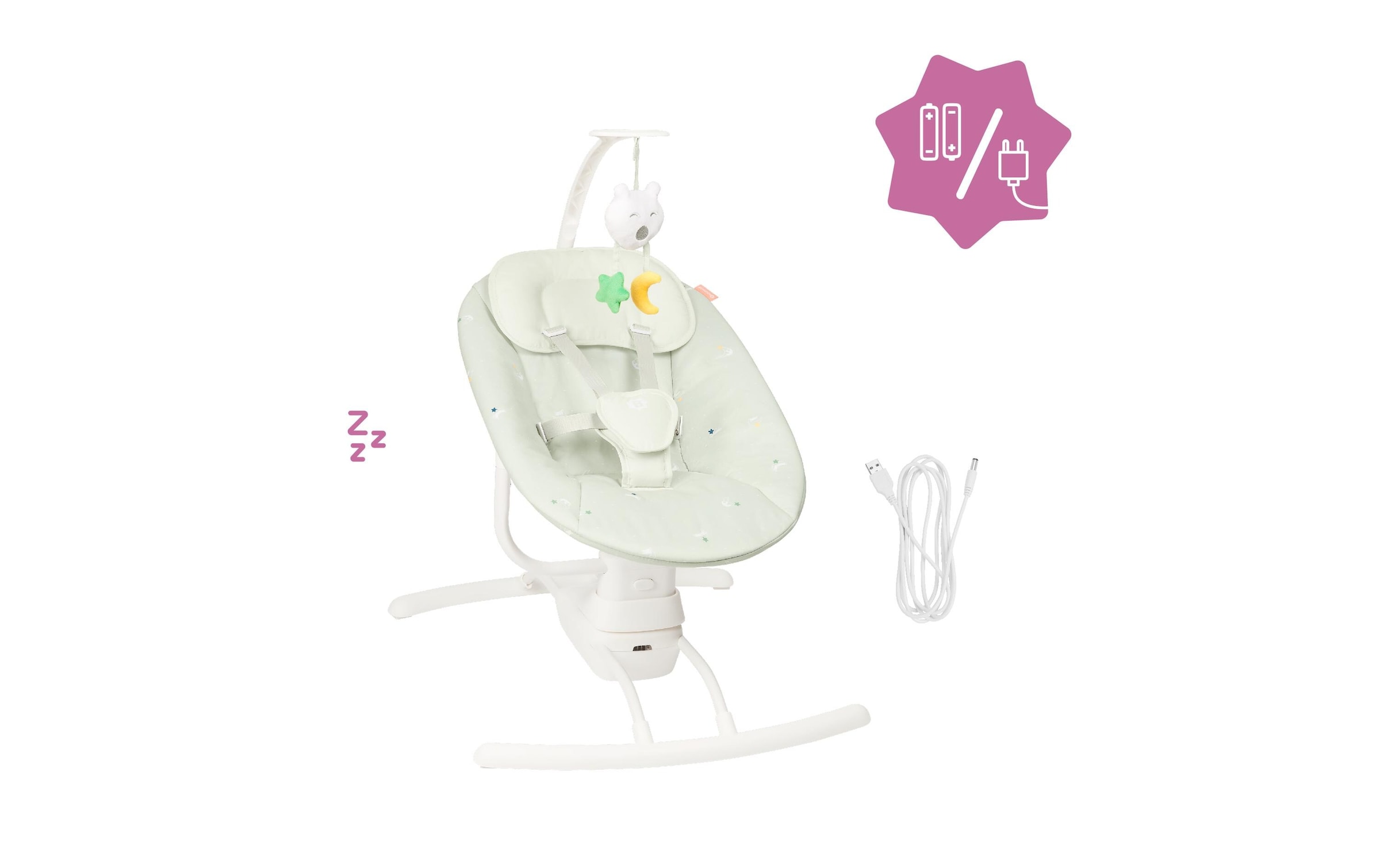 badabulle Babyschaukel »Lichen« bis 9 kg