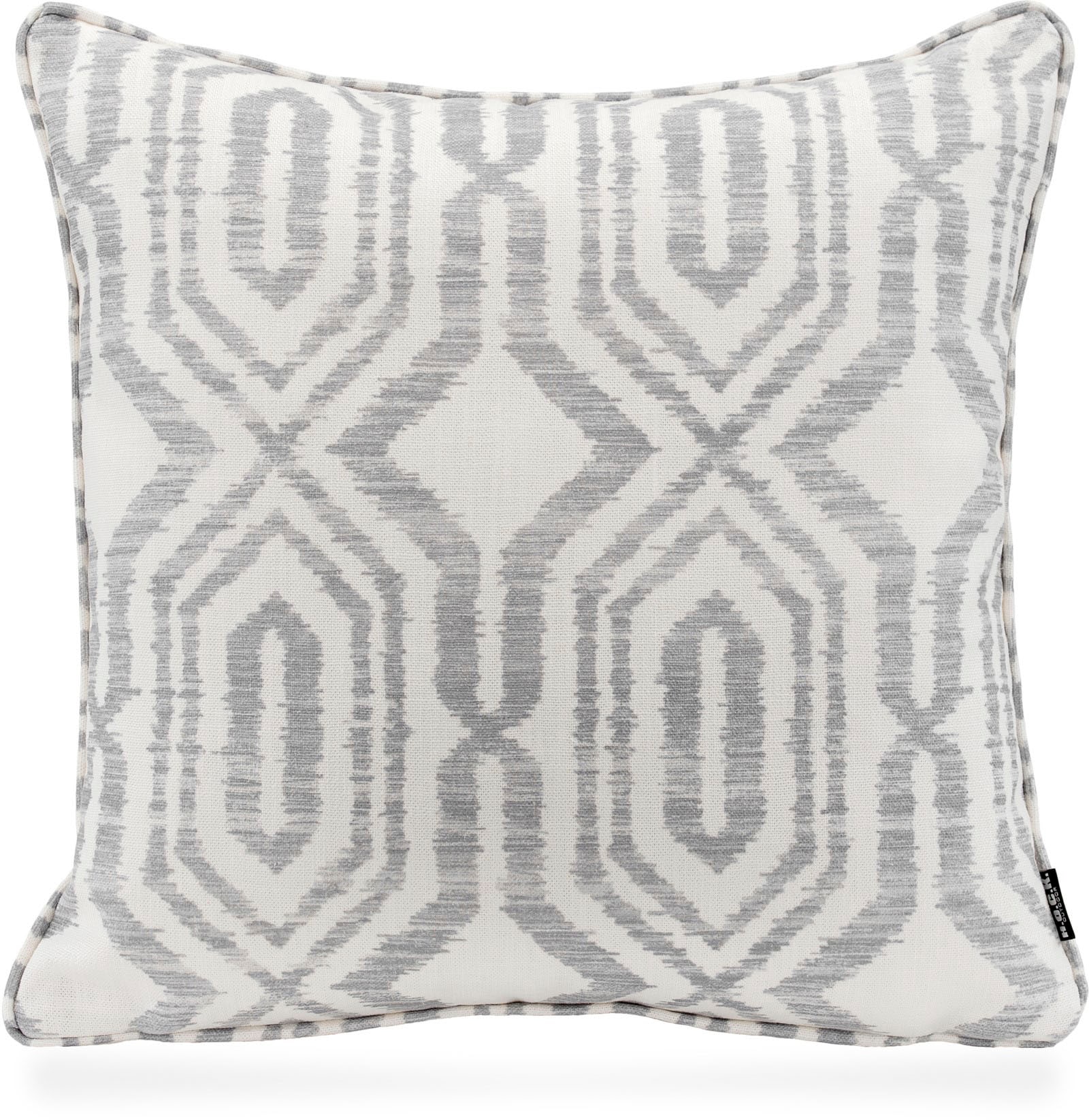 Image of H.O.C.K. Dekokissen "Toledo" Outdoor, Ikat-Muster, schmutz-& wasserabweisend, mit Reissverschluss