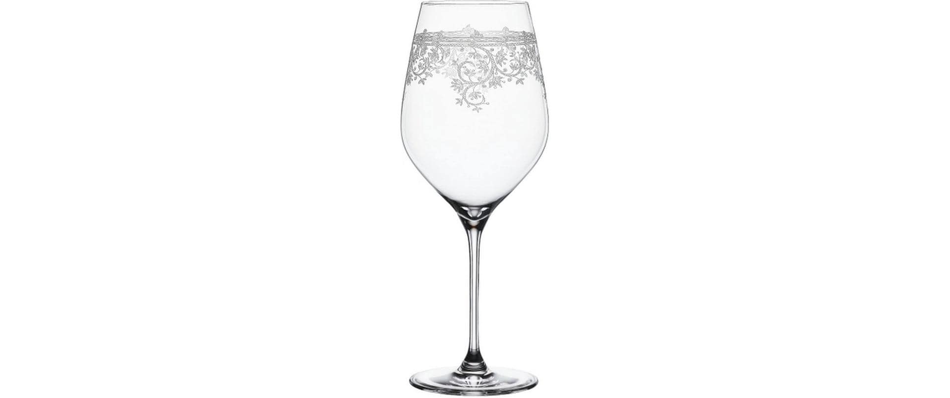 Eulenspiegel Verre à vin rouge »Spiegelau Rotweinglas Arabesque 810 ml, 2 Stück, Transparent« Aromaentfaltung, Brillianz, Kristallklar