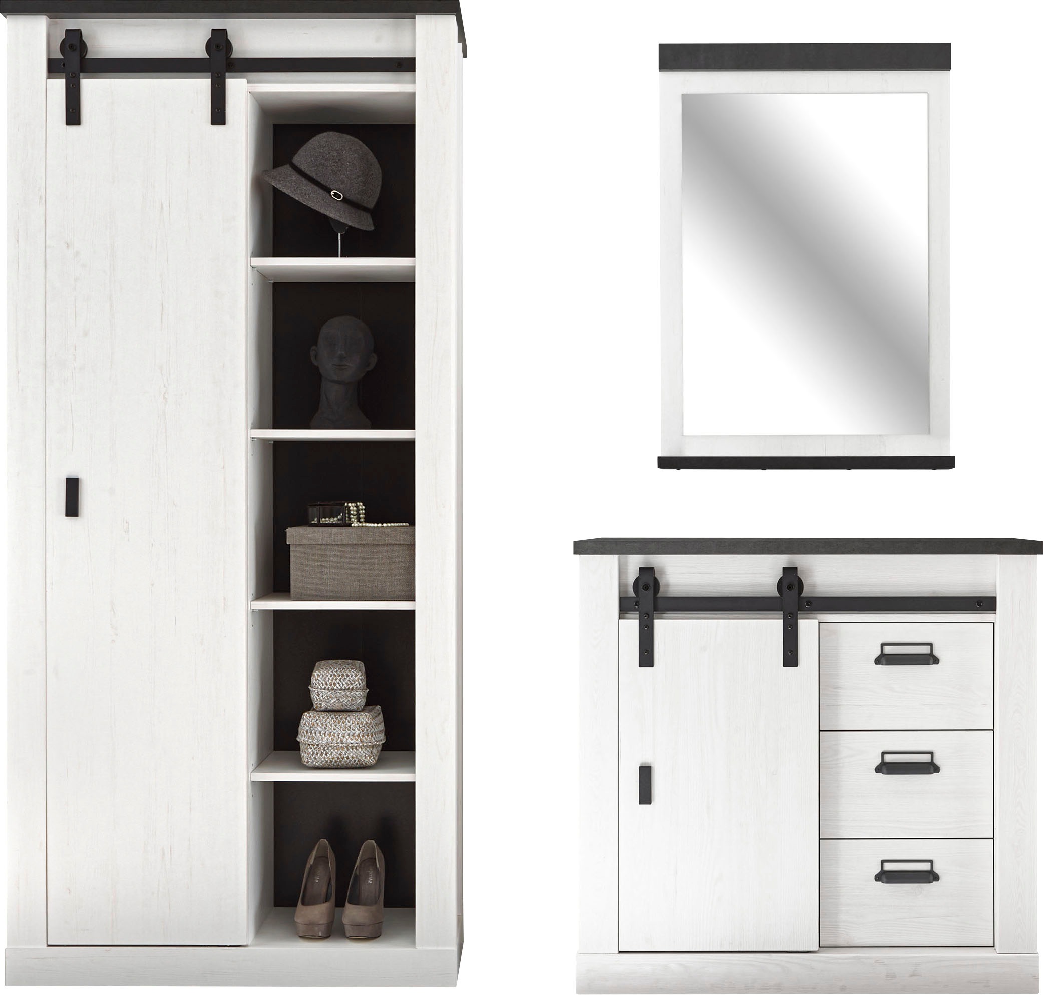 Home affaire Garderoben-Set »SHERWOOD« 3 Stk. tlg.