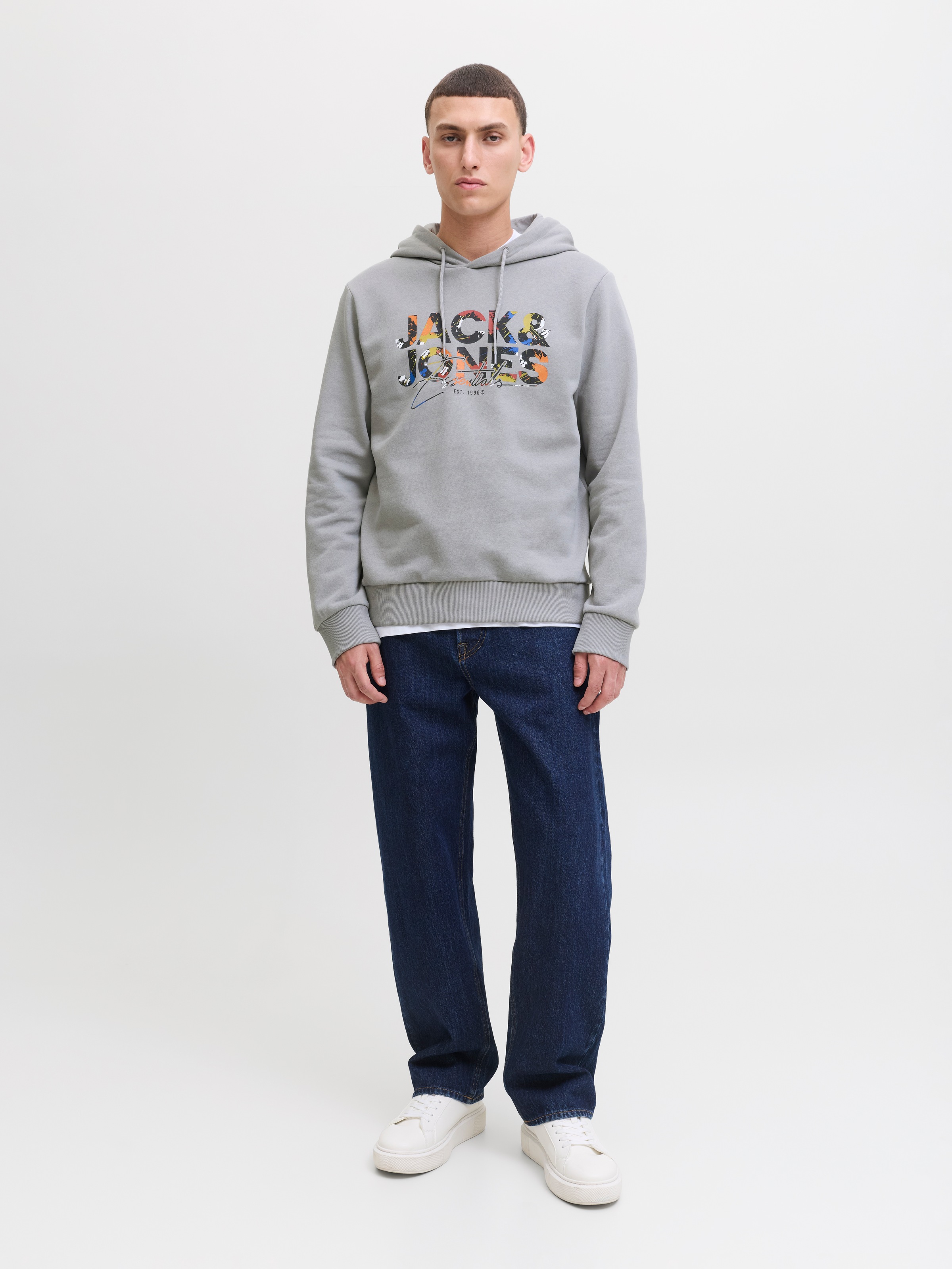 Jack & Jones Kapuzensweatshirt »JJGEPLAS SWEAT HOOD«