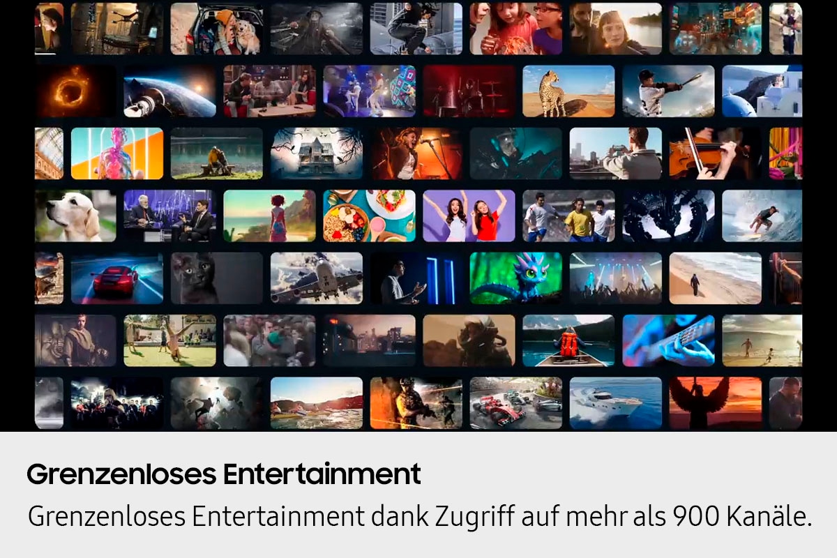 Samsung LED-Fernseher »GU55U7099FU«, 4K Ultra HD, Smart-TV, Crystal UHD, Q-Symphony, Dolby Surround Sound, Triple Tuner, Smart-Hub