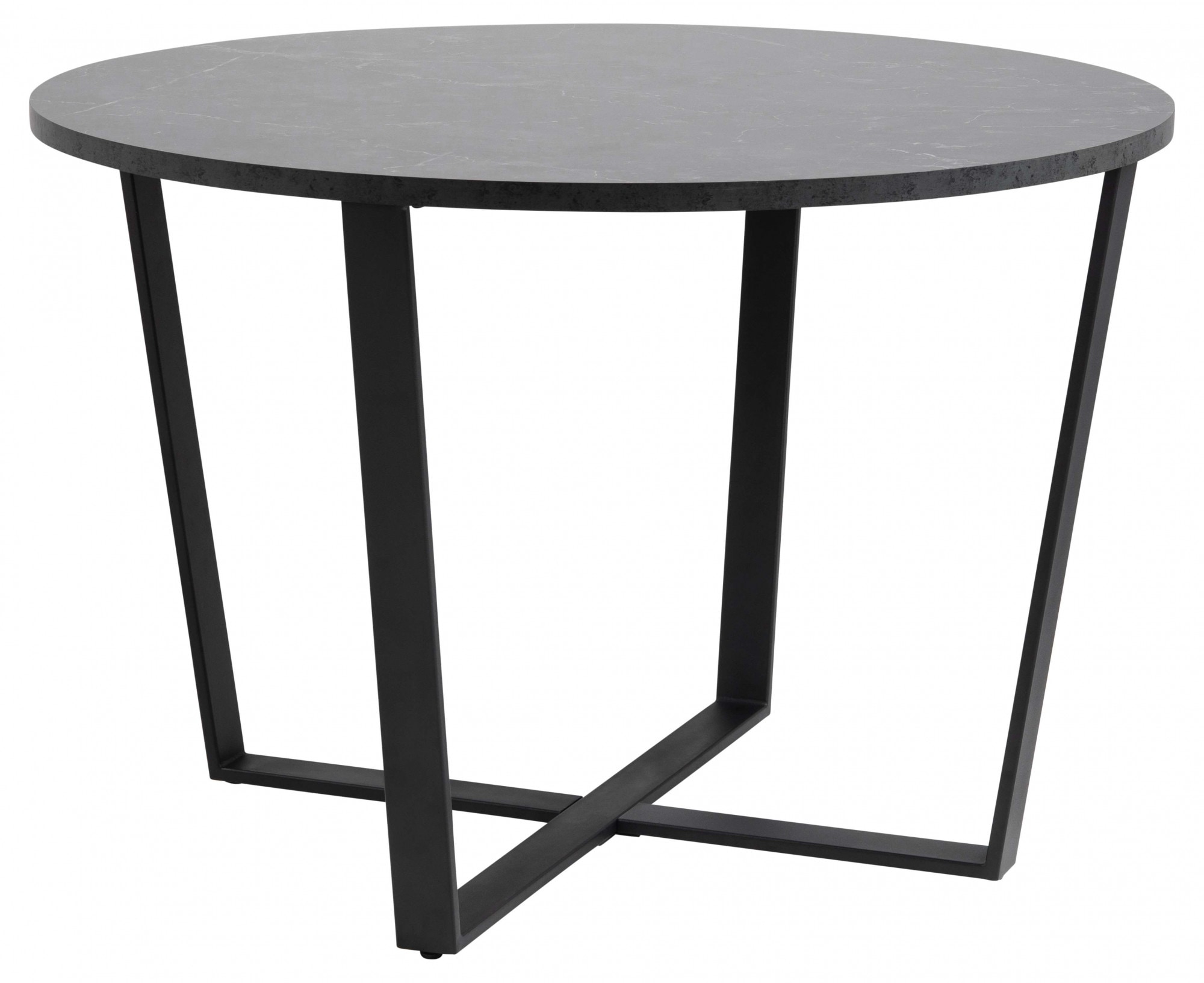 Image of ACTONA GROUP Esstisch "Amble" Esstisch, Küchentisch, OTTOs Choice, 1 Stk. tlg. Esstisch, Küchentisch, Schwarz, Marmorfarbig rund/rechteckig