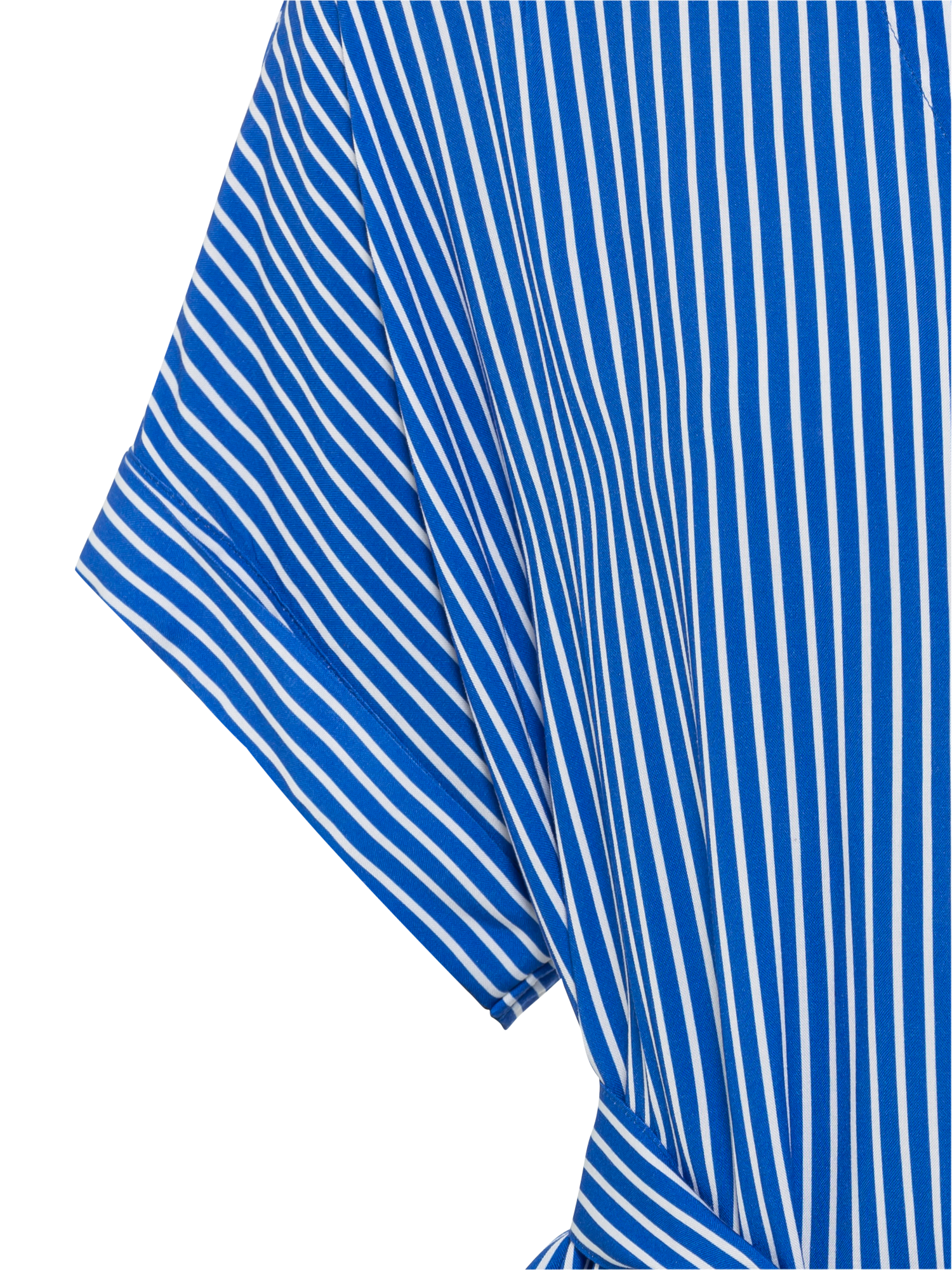 LASCANA Longbluse, (mit Bindegürtel), mit Streifenmuster aus gewebter Viskose