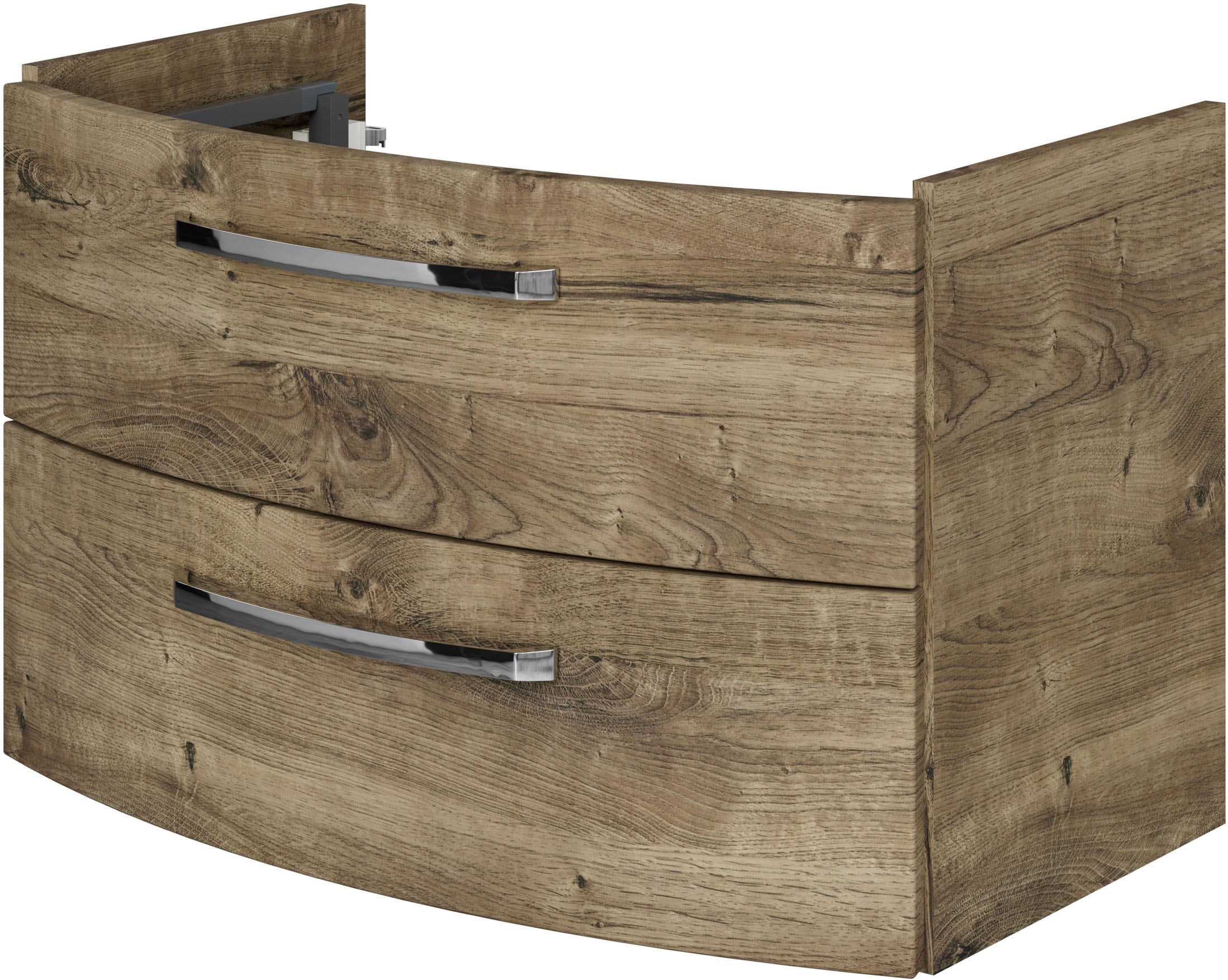 Saphir Waschtisch »Serie 4010 Keramik-Waschtisch mit Unterschrank, 84 cm breit« Waschplatz mit 2 Schubladen, Badmöbel-Set mit Waschtisch