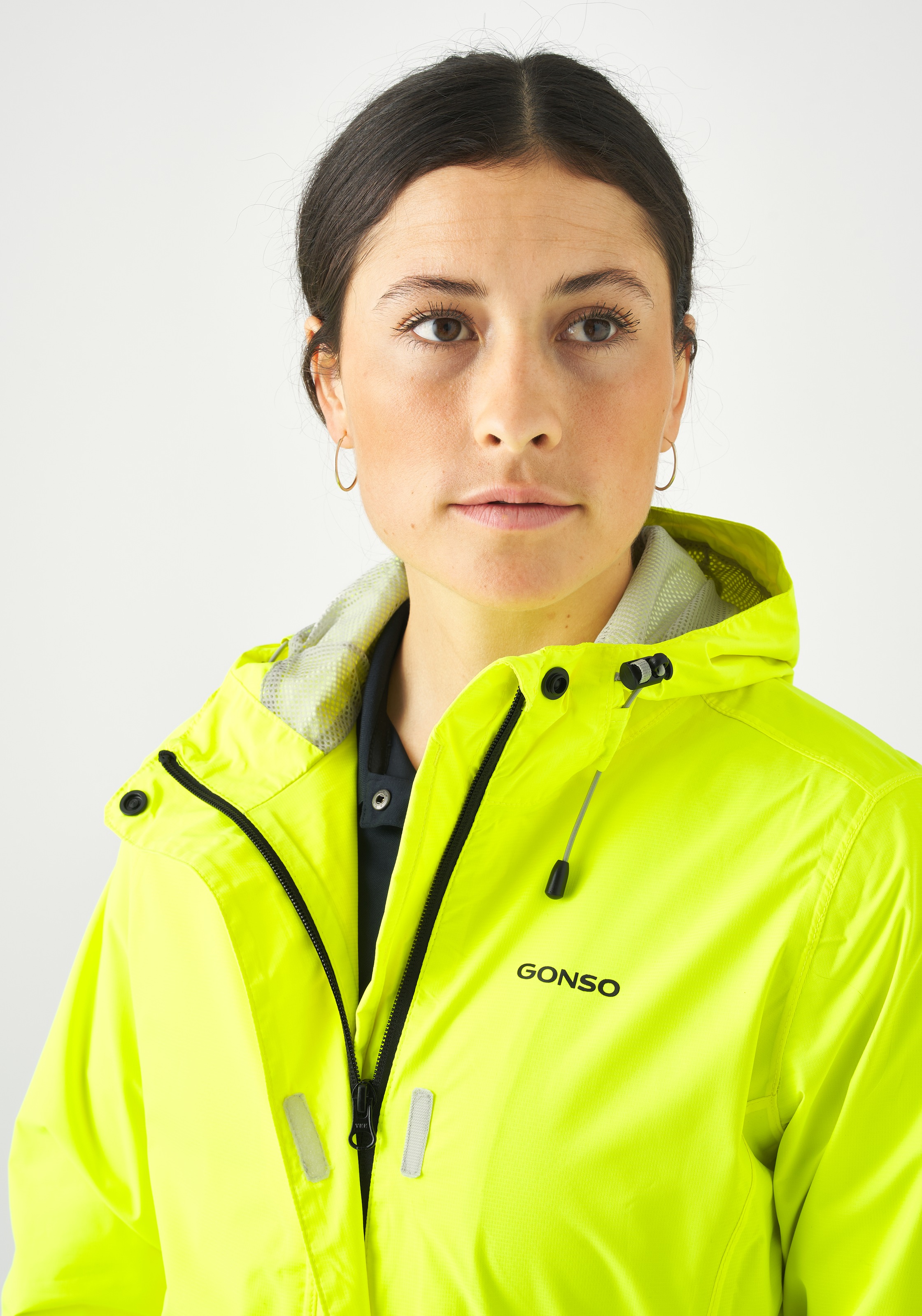 Gonso Fahrradjacke »Sura Light« Damen Regenjacke wind- und wasserdicht, Radjacke mit Kapuze