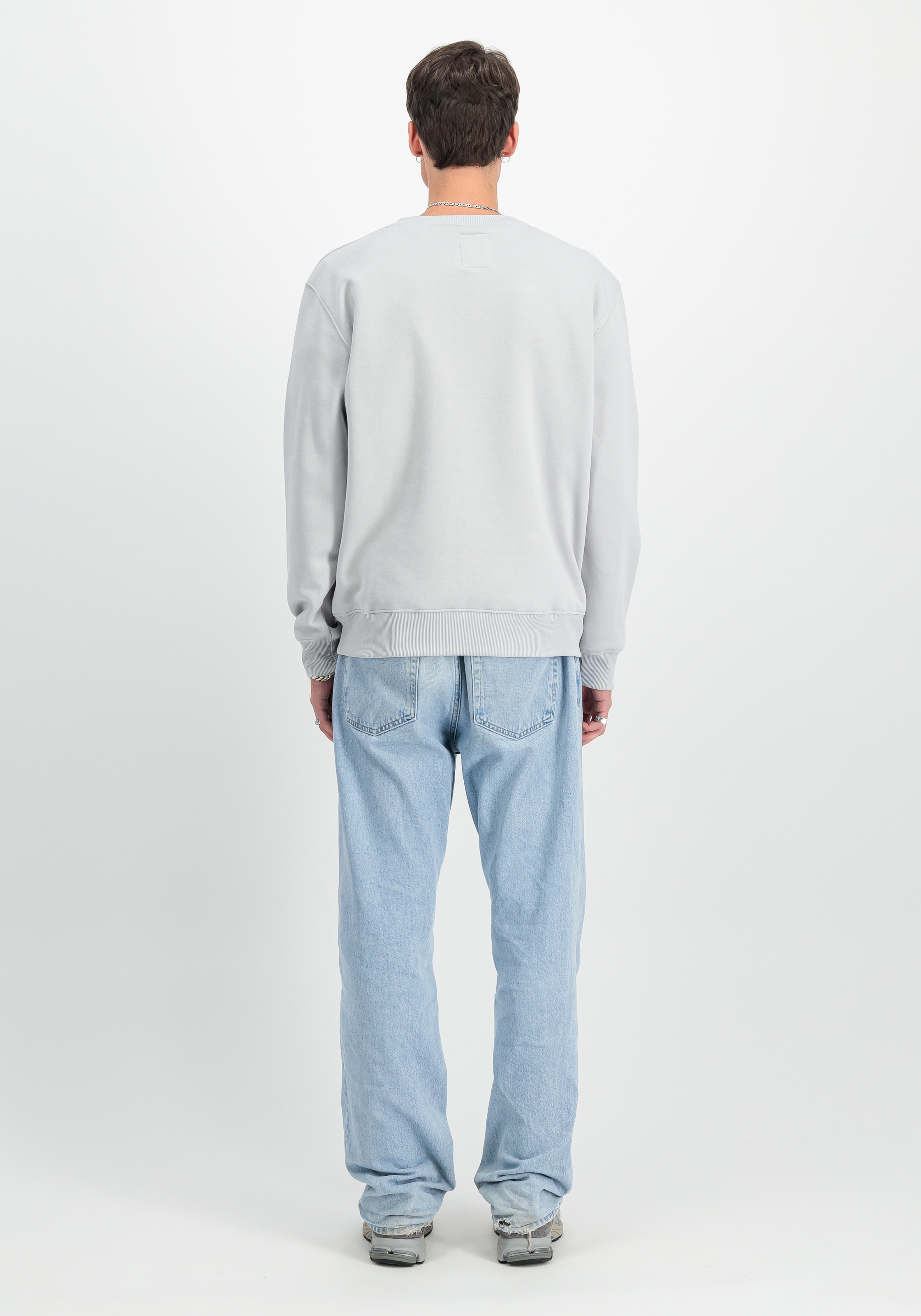 Alpha Industries Sweat-shirt »Basic Sweater«, mélange coton, coupe régulière

